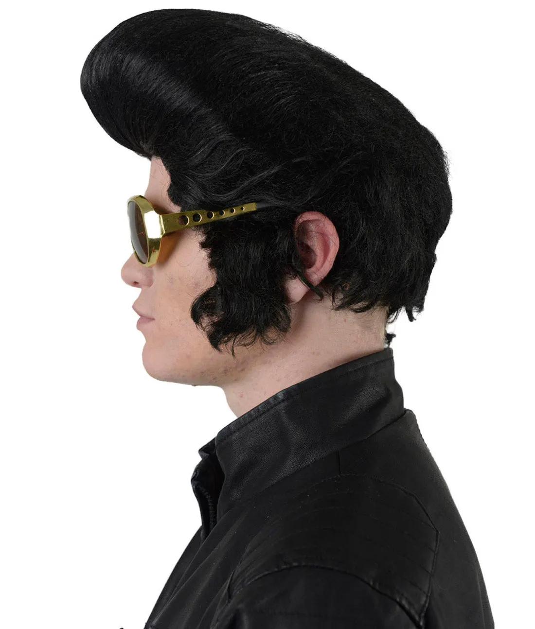 Classic Elvis Wig Black