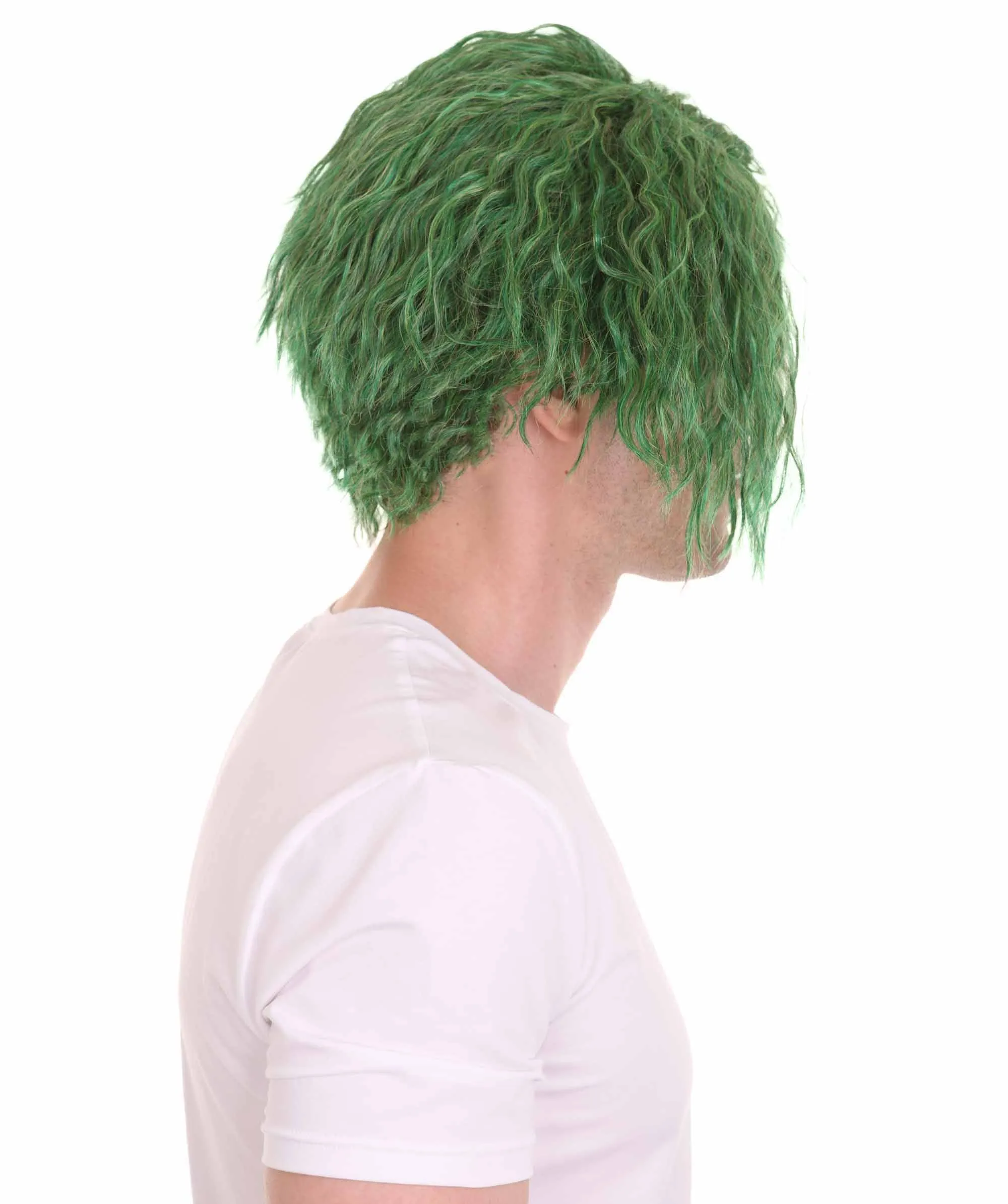 Comic Book Supervillain Wig | Multiple Color Halloween Curly Wig