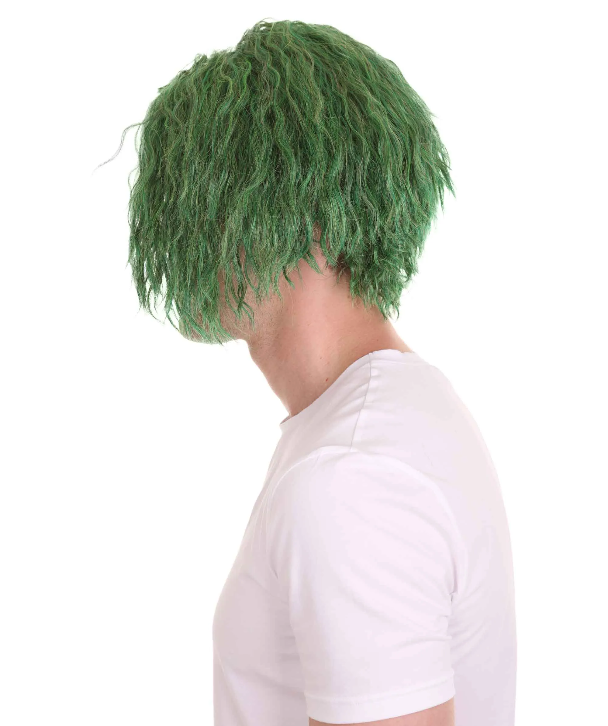 Comic Book Supervillain Wig | Multiple Color Halloween Curly Wig