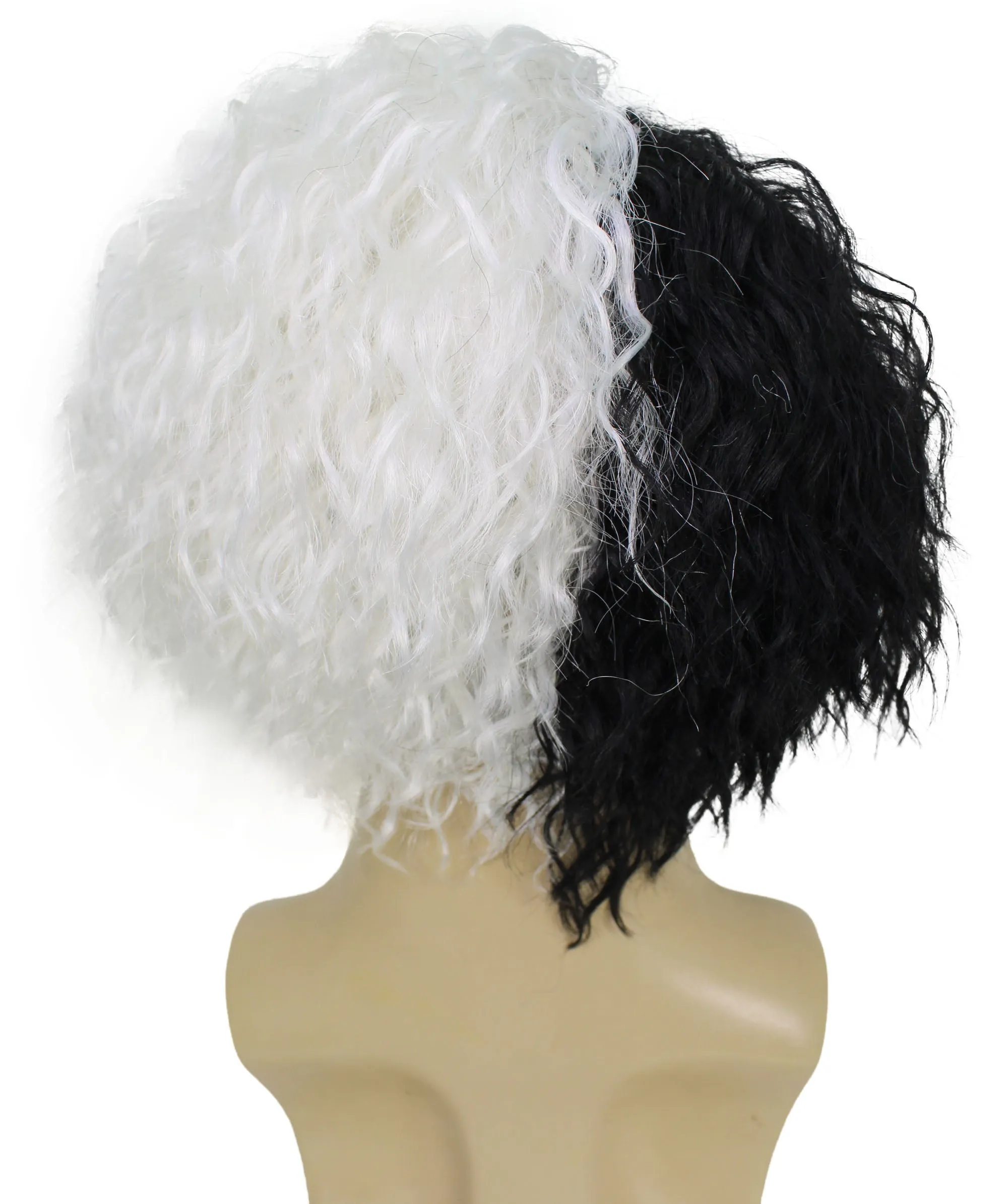 Comic Book Supervillain Wig | Multiple Color Halloween Curly Wig