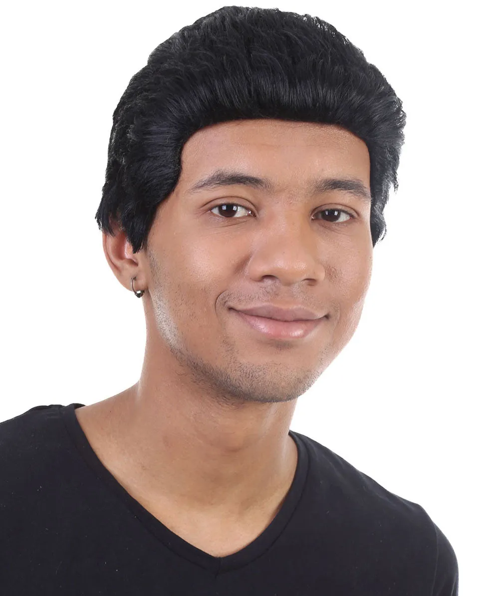 Comic Superhero Men's Wig | Black Wigs | Premium Breathable Capless Cap