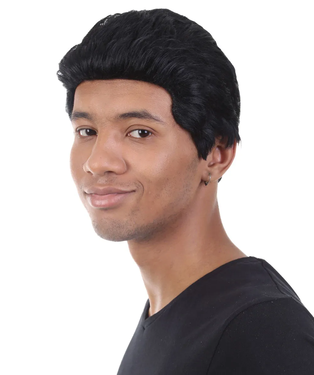 Comic Superhero Men's Wig | Black Wigs | Premium Breathable Capless Cap
