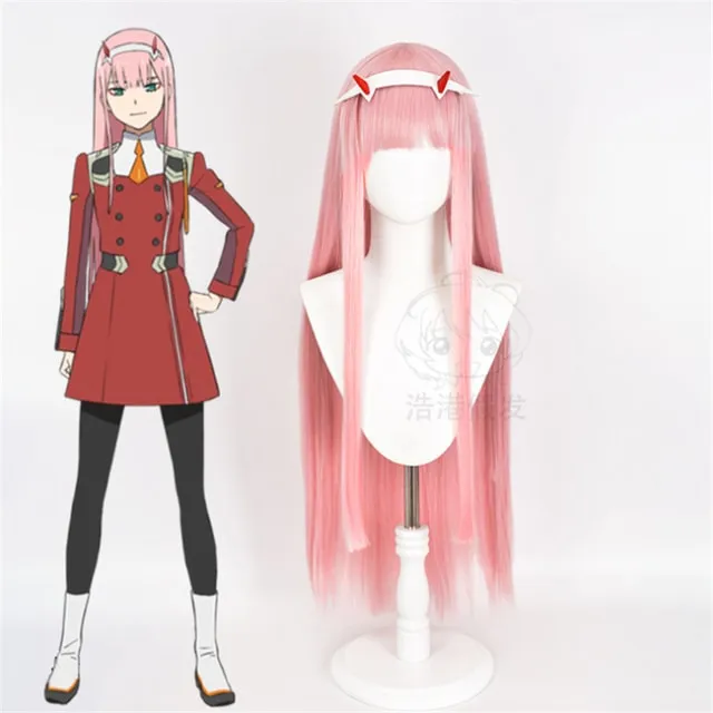 DARLING in the FRANXX 02 Zero Two Long Wig