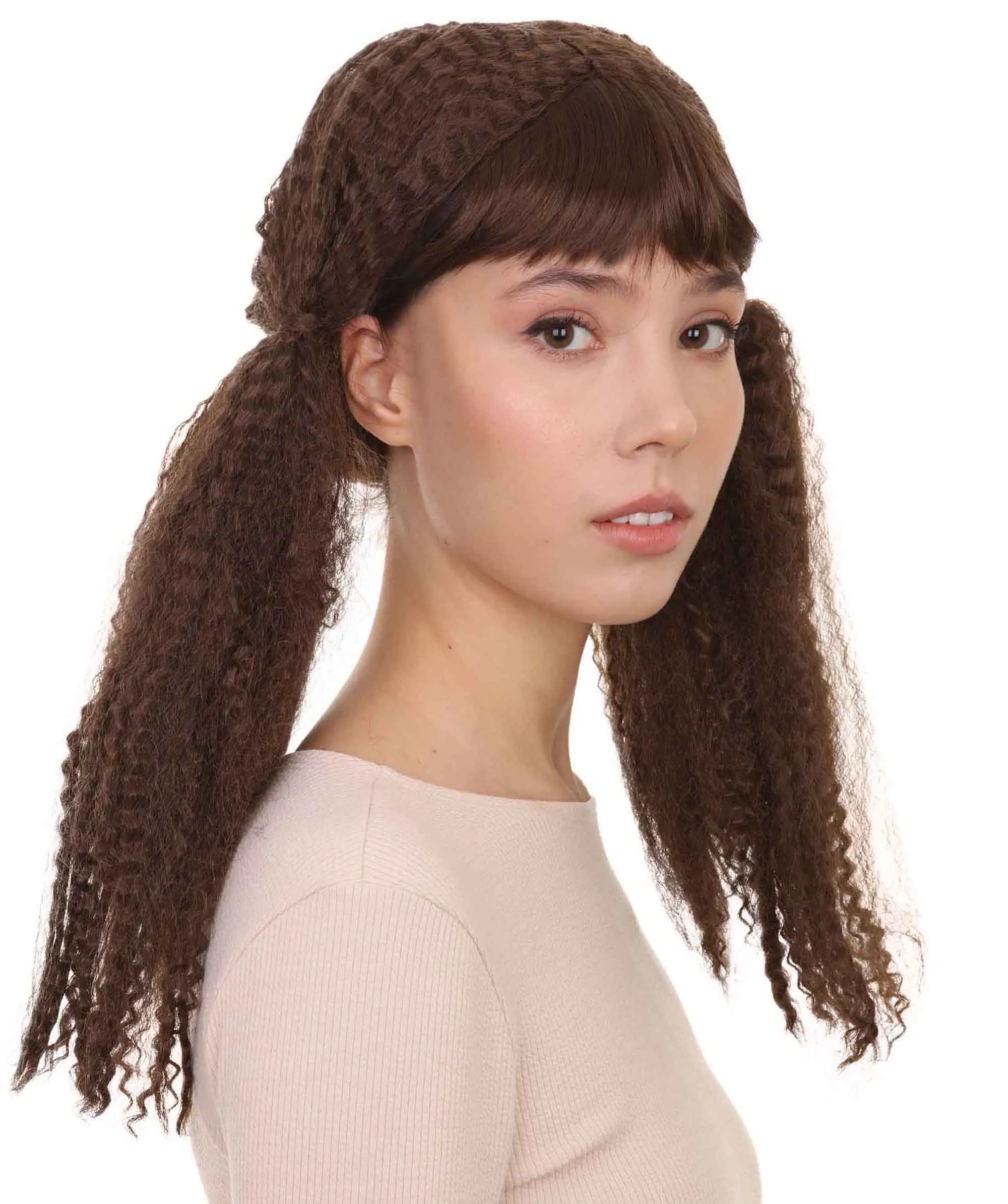 Doll Womens Wig | Fancy Party Event Ready Halloween Wig | Premium Breathable Capless Cap