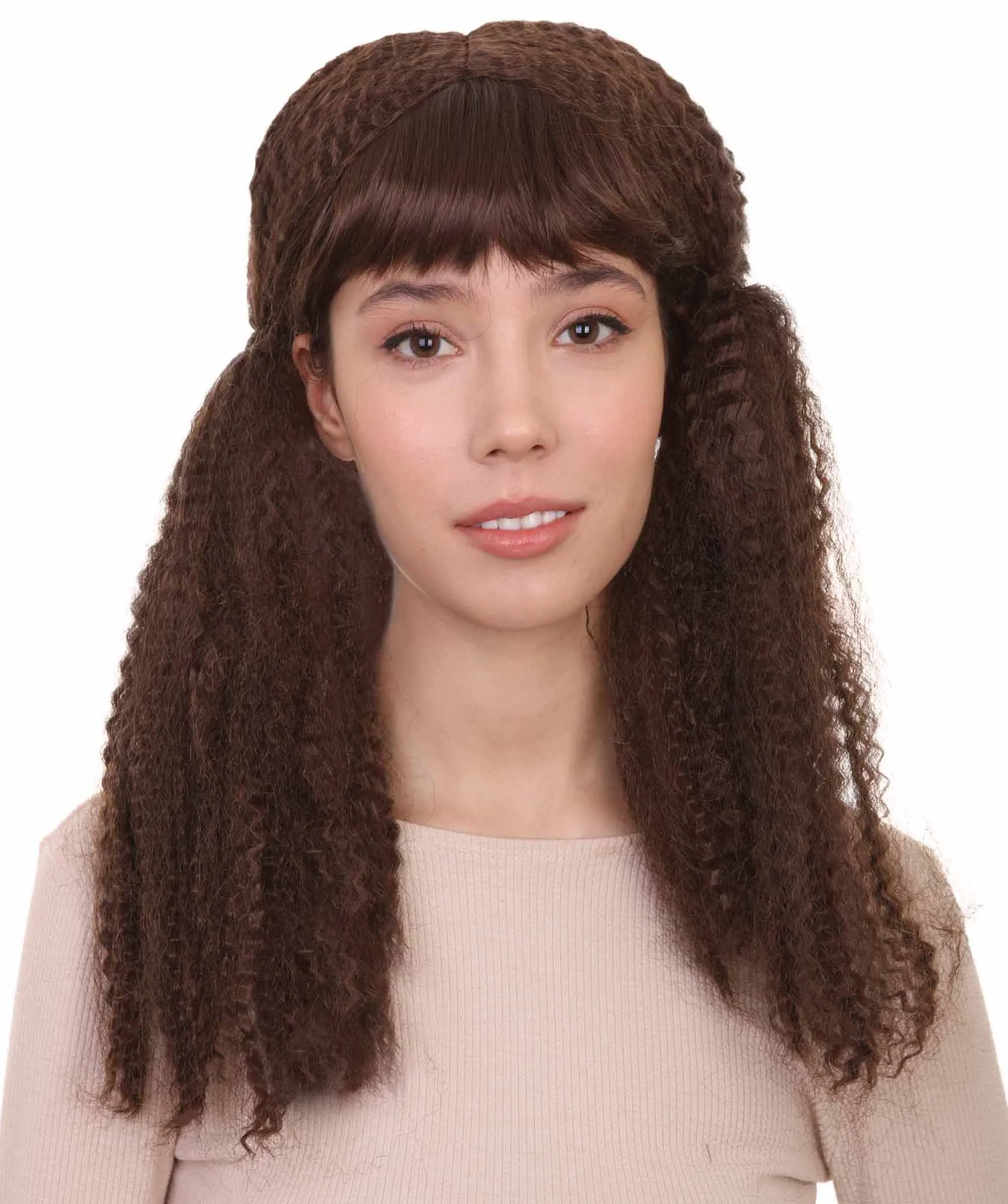 Doll Womens Wig | Fancy Party Event Ready Halloween Wig | Premium Breathable Capless Cap