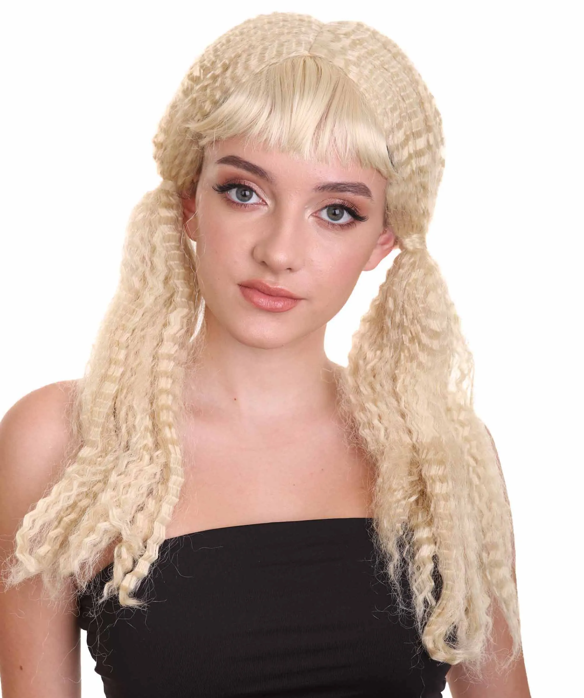 Doll Womens Wig | Fancy Party Event Ready Halloween Wig | Premium Breathable Capless Cap