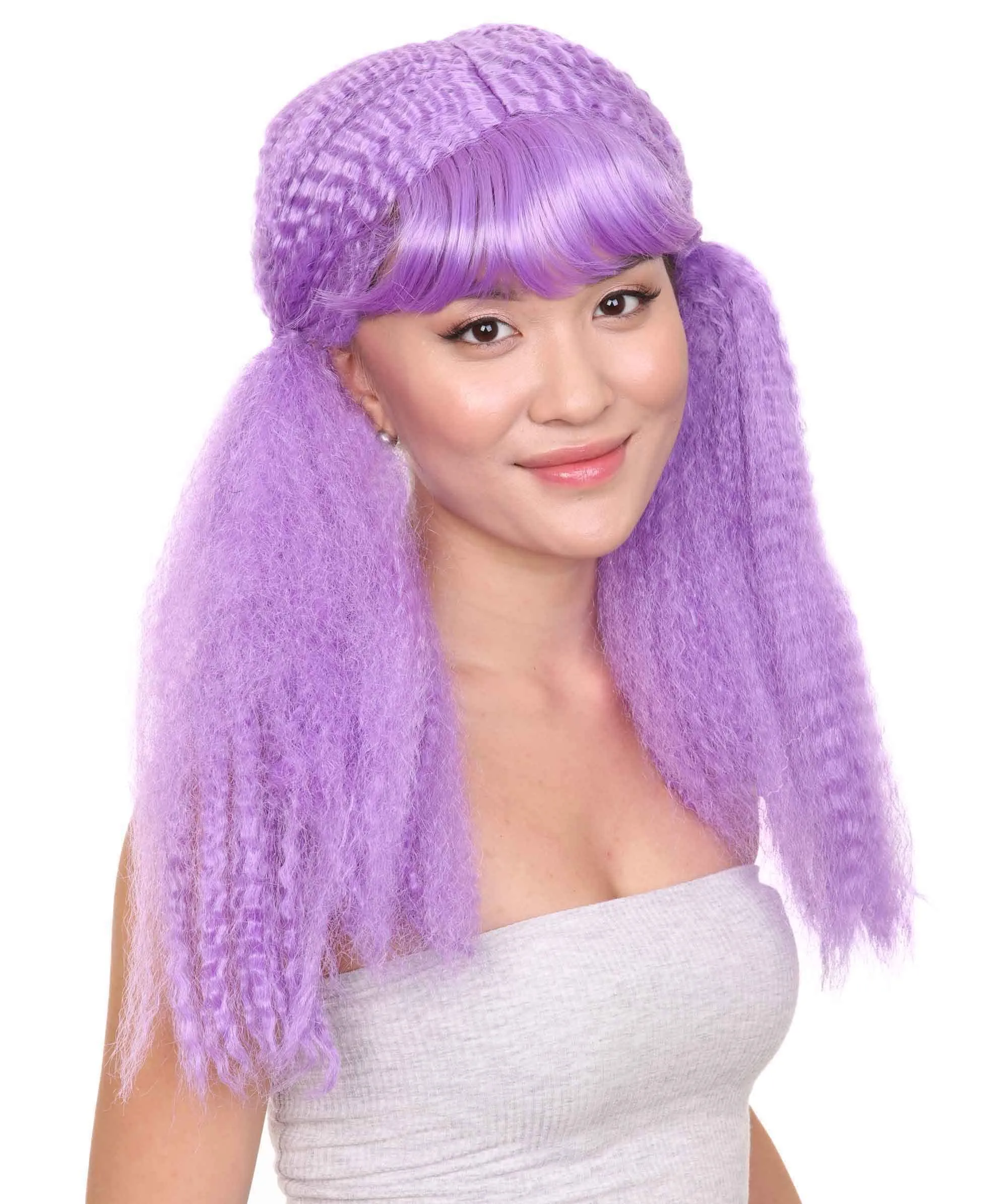 Doll Womens Wig | Fancy Party Event Ready Halloween Wig | Premium Breathable Capless Cap