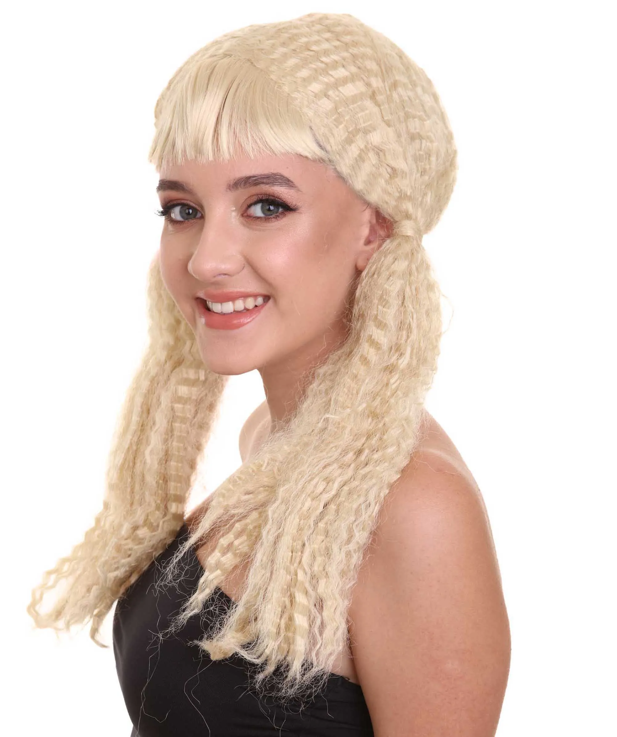 Doll Womens Wig | Fancy Party Event Ready Halloween Wig | Premium Breathable Capless Cap