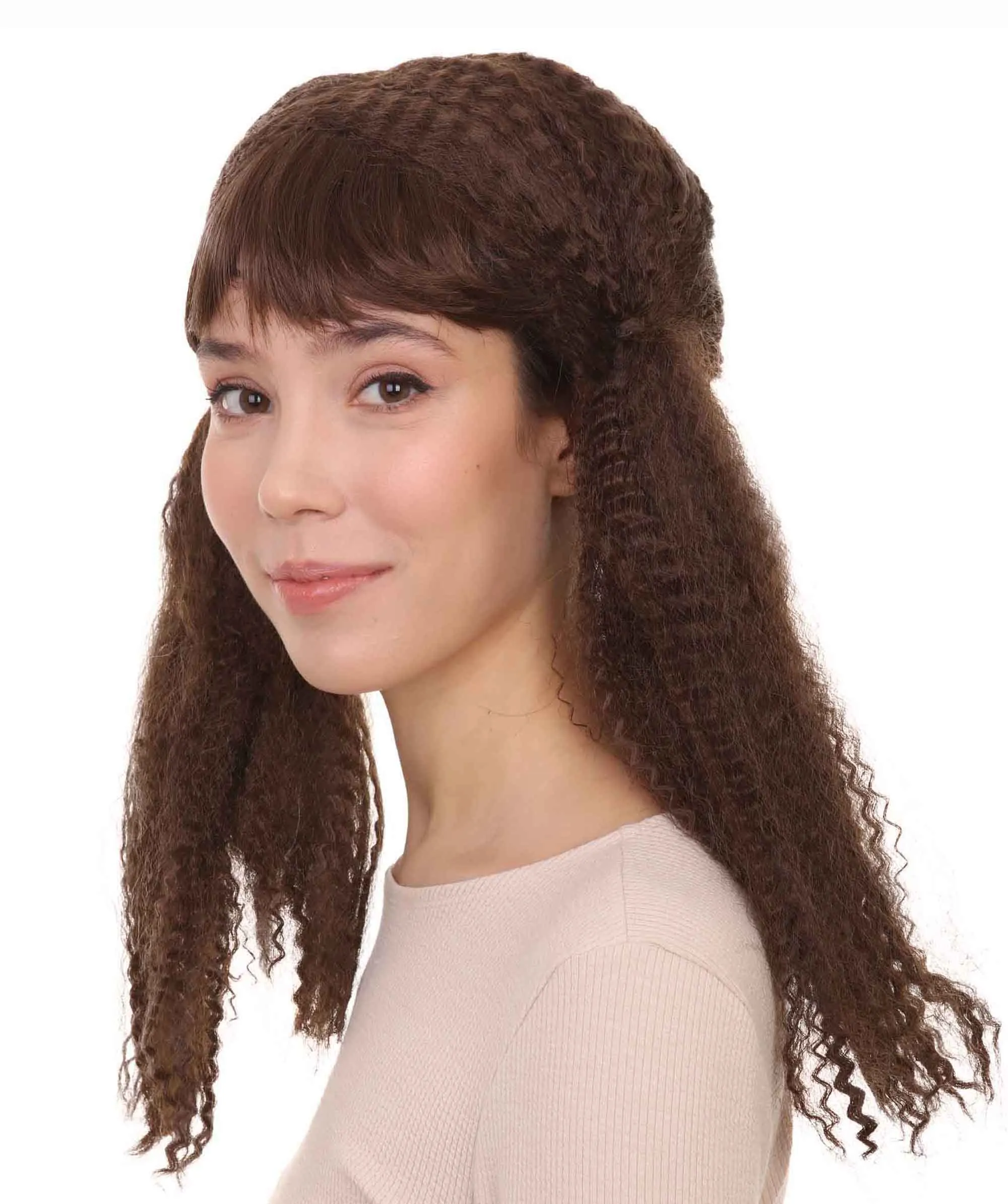 Doll Womens Wig | Fancy Party Event Ready Halloween Wig | Premium Breathable Capless Cap