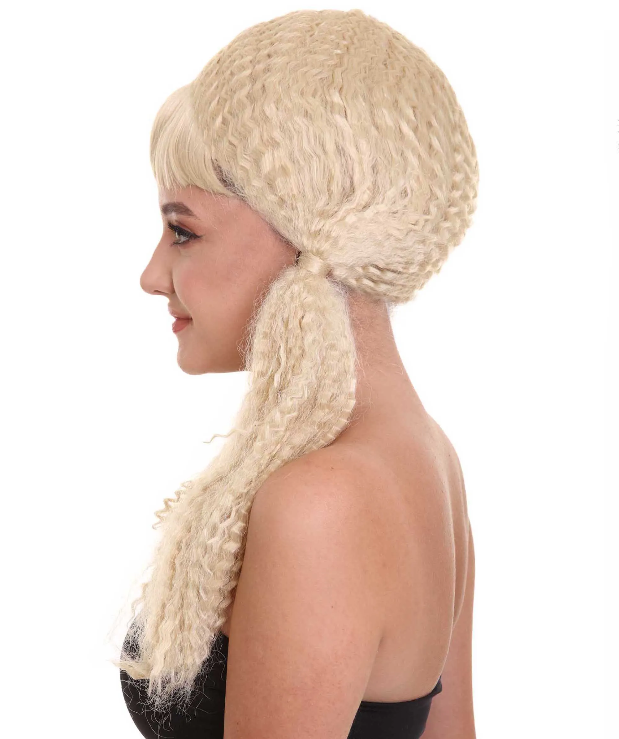 Doll Womens Wig | Fancy Party Event Ready Halloween Wig | Premium Breathable Capless Cap