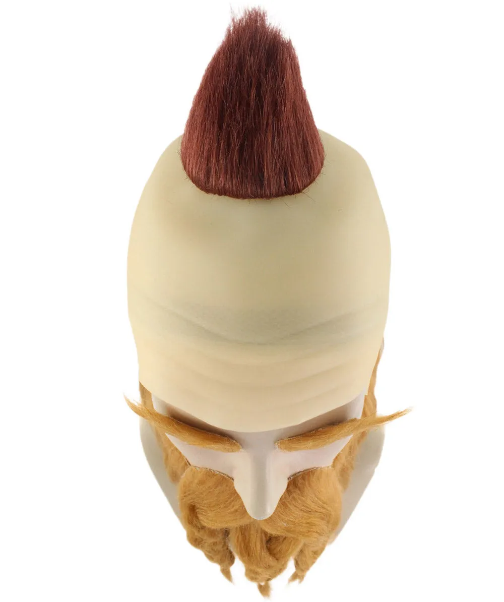 Dwarf Warrior Mens Wig | Full Beard and Moustaches Set Wig