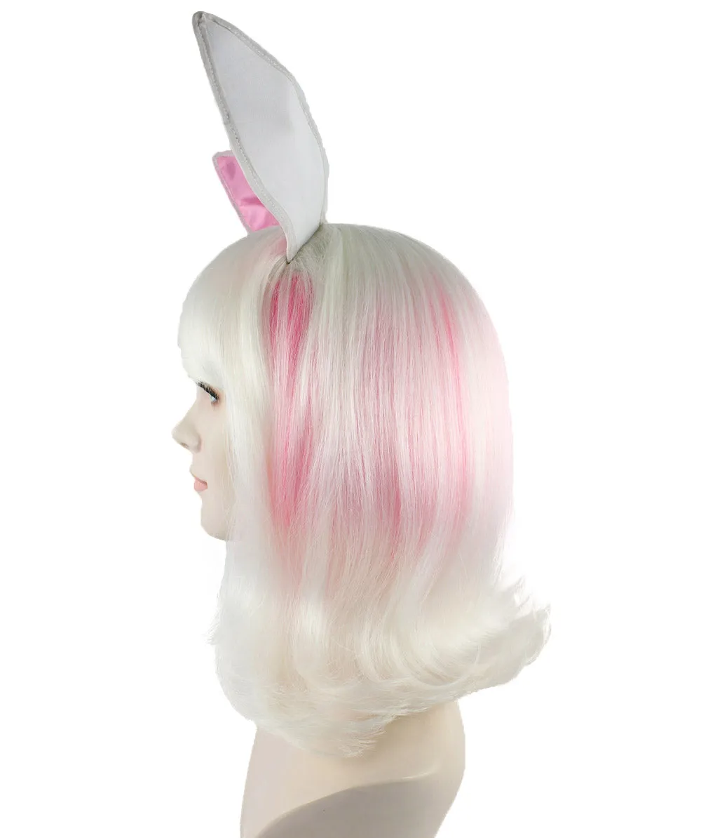 Easter Bunny Womens Multiple Wig | Short Easter Wig | Premium Breathable Capless Cap