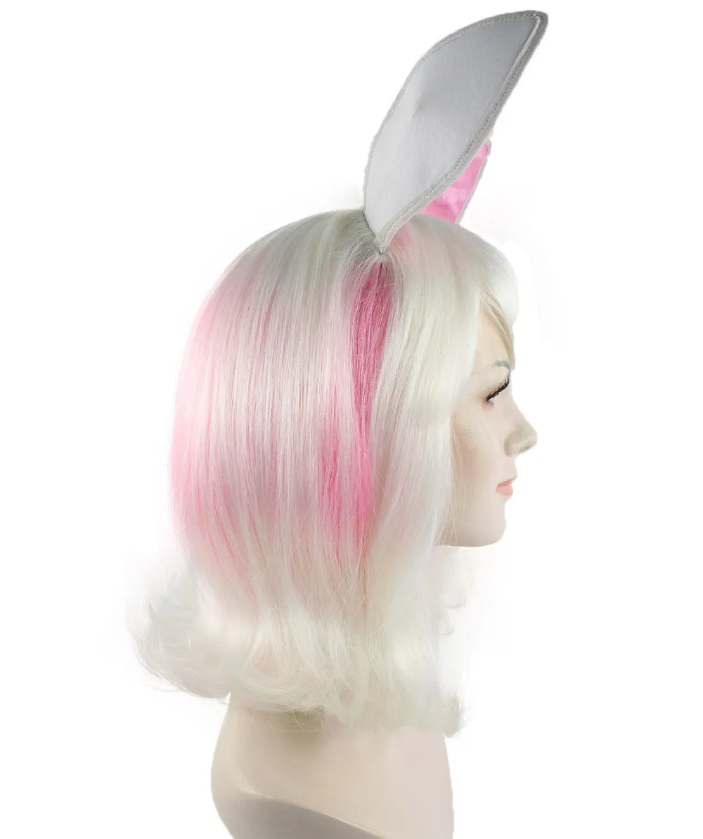 Easter Bunny Womens Multiple Wig | Short Easter Wig | Premium Breathable Capless Cap
