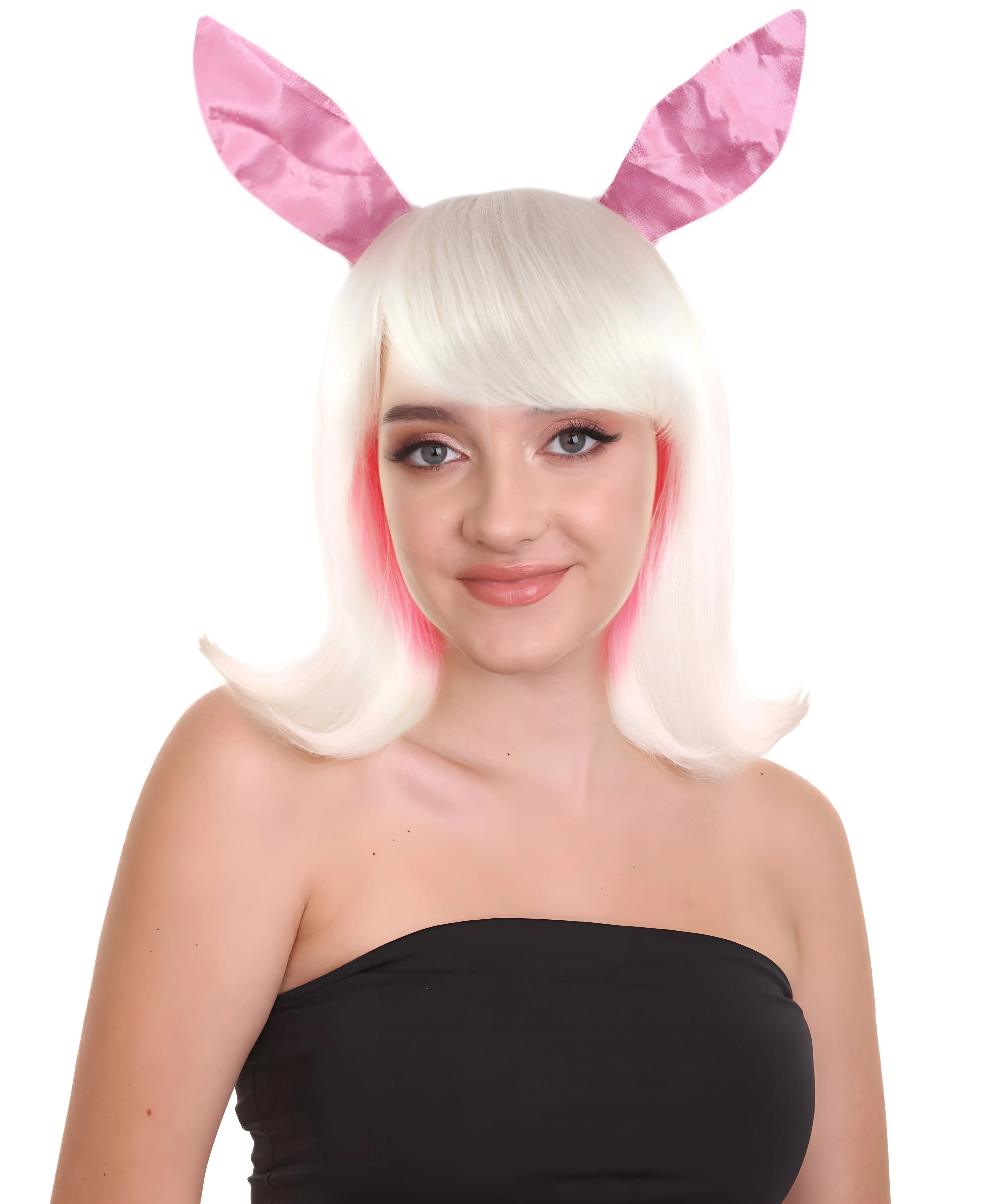 Easter Bunny Womens Multiple Wig | Short Easter Wig | Premium Breathable Capless Cap