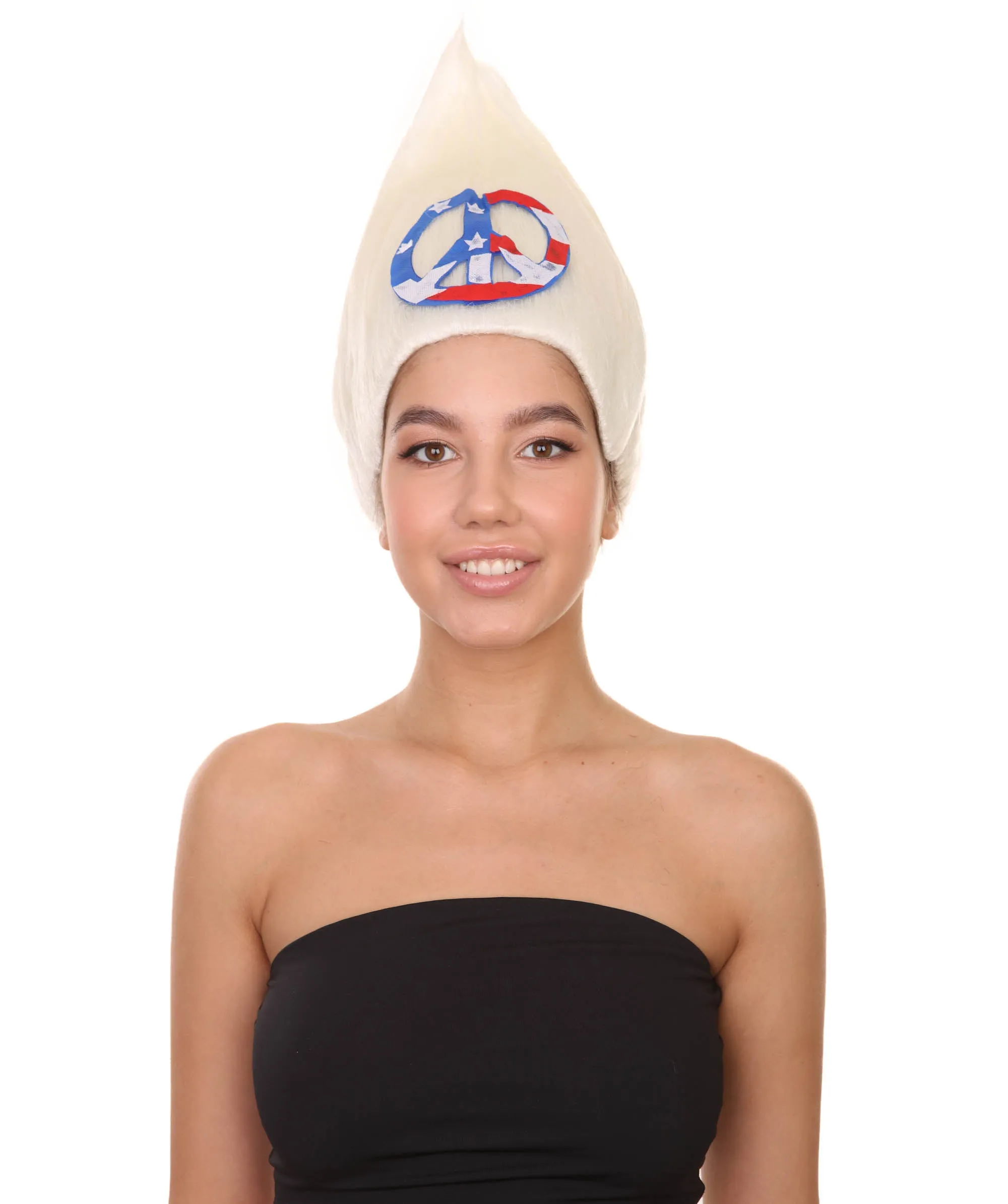 Fun Troll Wigs| Multiple Snack and Flag Options | Premium Breathable Capless Cap