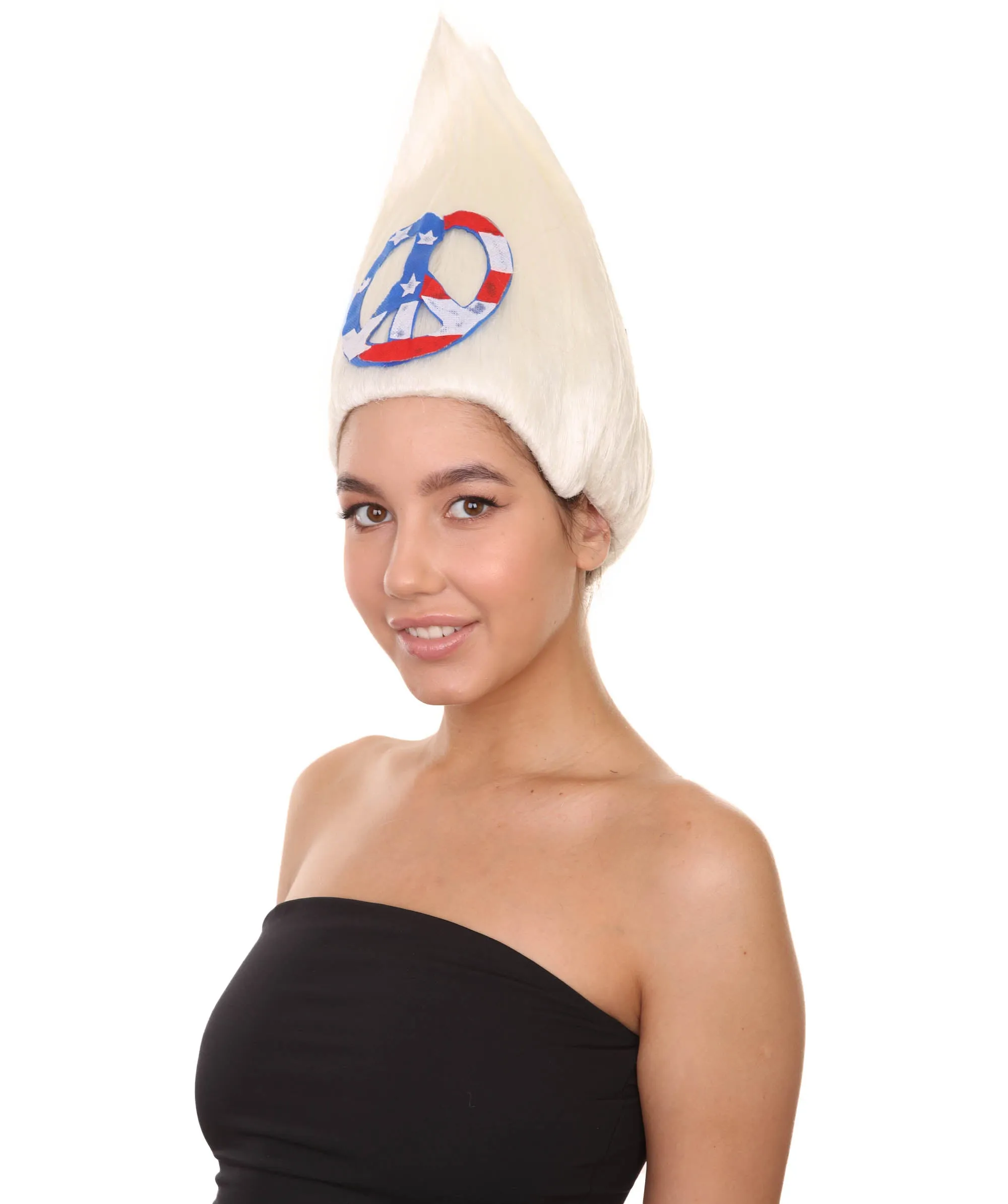Fun Troll Wigs| Multiple Snack and Flag Options | Premium Breathable Capless Cap