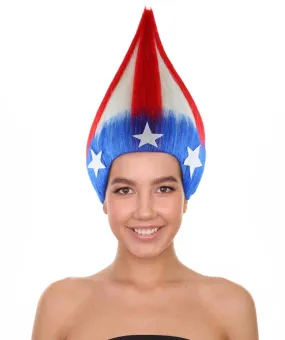 Fun Troll Wigs| Multiple Snack and Flag Options | Premium Breathable Capless Cap