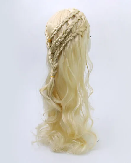 Game Of Thrones Mother Of Dragons Daenerys Targaryen Cosplay Wig for Women