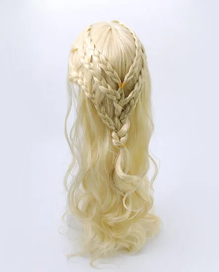 Game Of Thrones Mother Of Dragons Daenerys Targaryen Cosplay Wig for Women