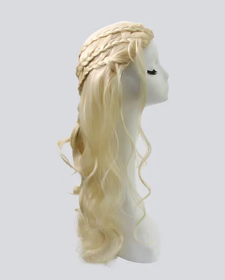 Game Of Thrones Mother Of Dragons Daenerys Targaryen Cosplay Wig for Women