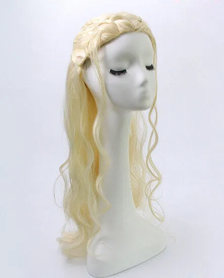 Game Of Thrones Mother Of Dragons Daenerys Targaryen Cosplay Wig for Women