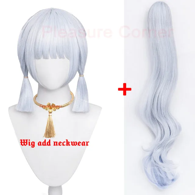 Genshin Impact Ayaka Cosplay Wig