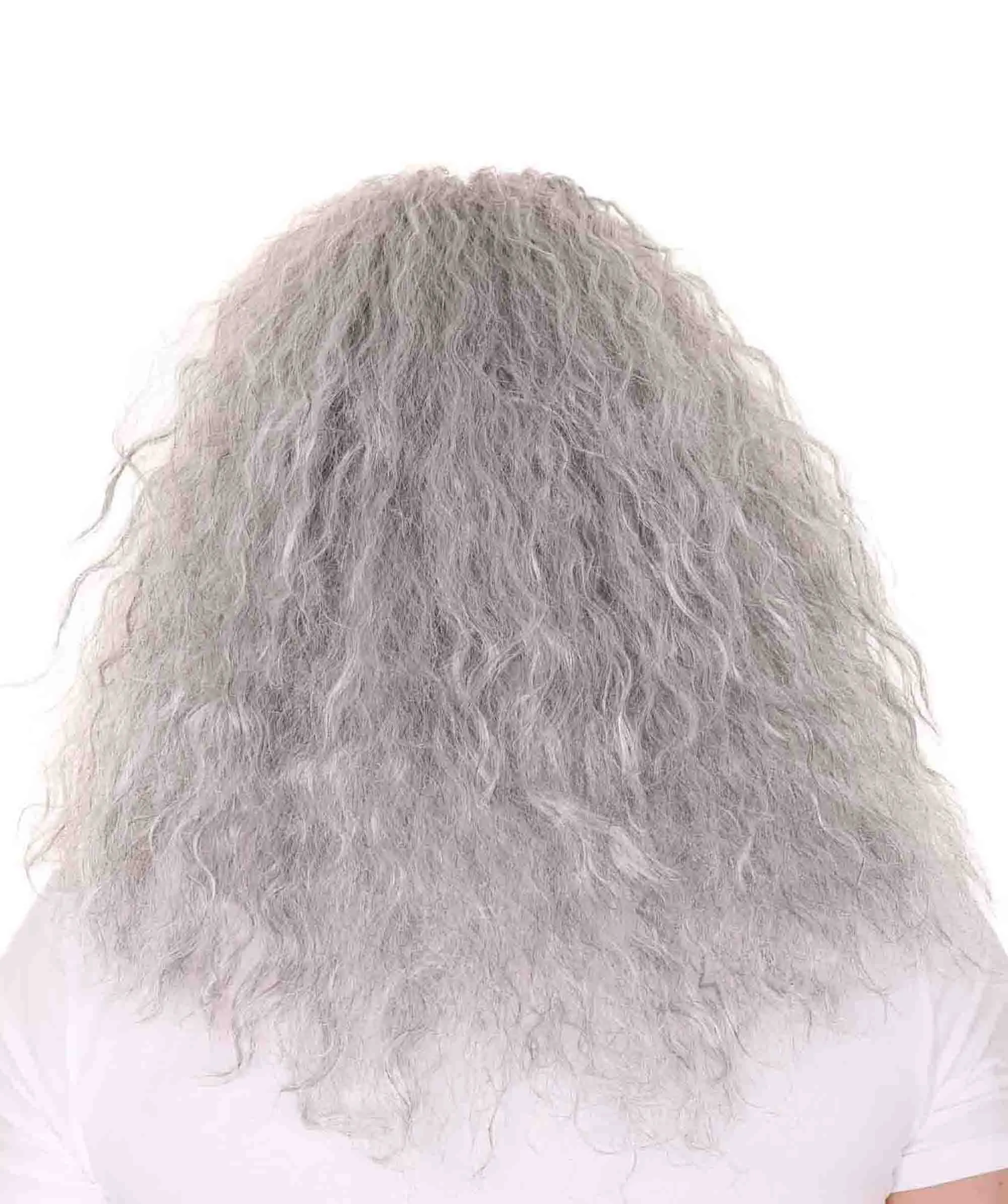 Grey men's wig | Wig & Beard for Cosplay Wizard | Premium Breathable Capless Cap