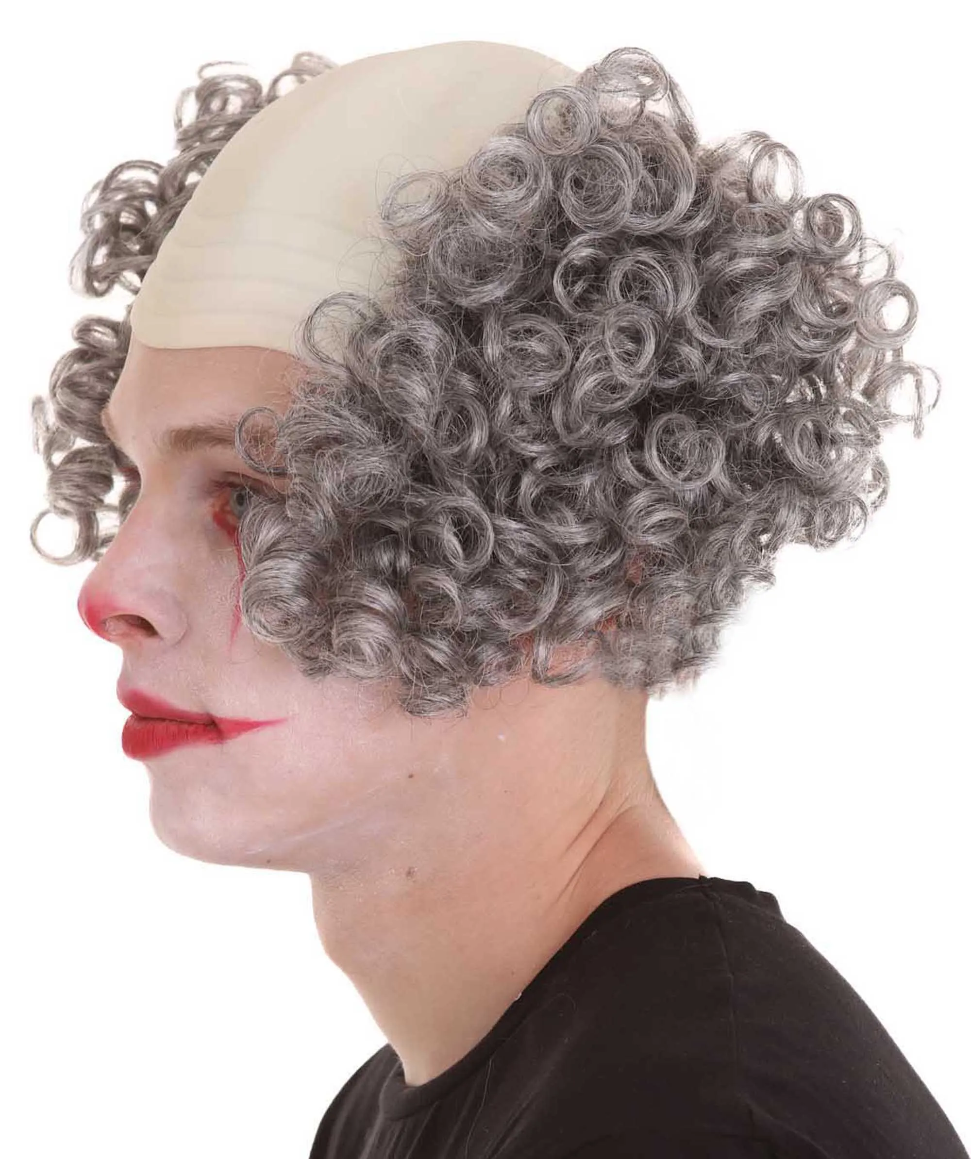 Half Bald Head Curly Men Wig Collection | Premium Breathable Capless Cap