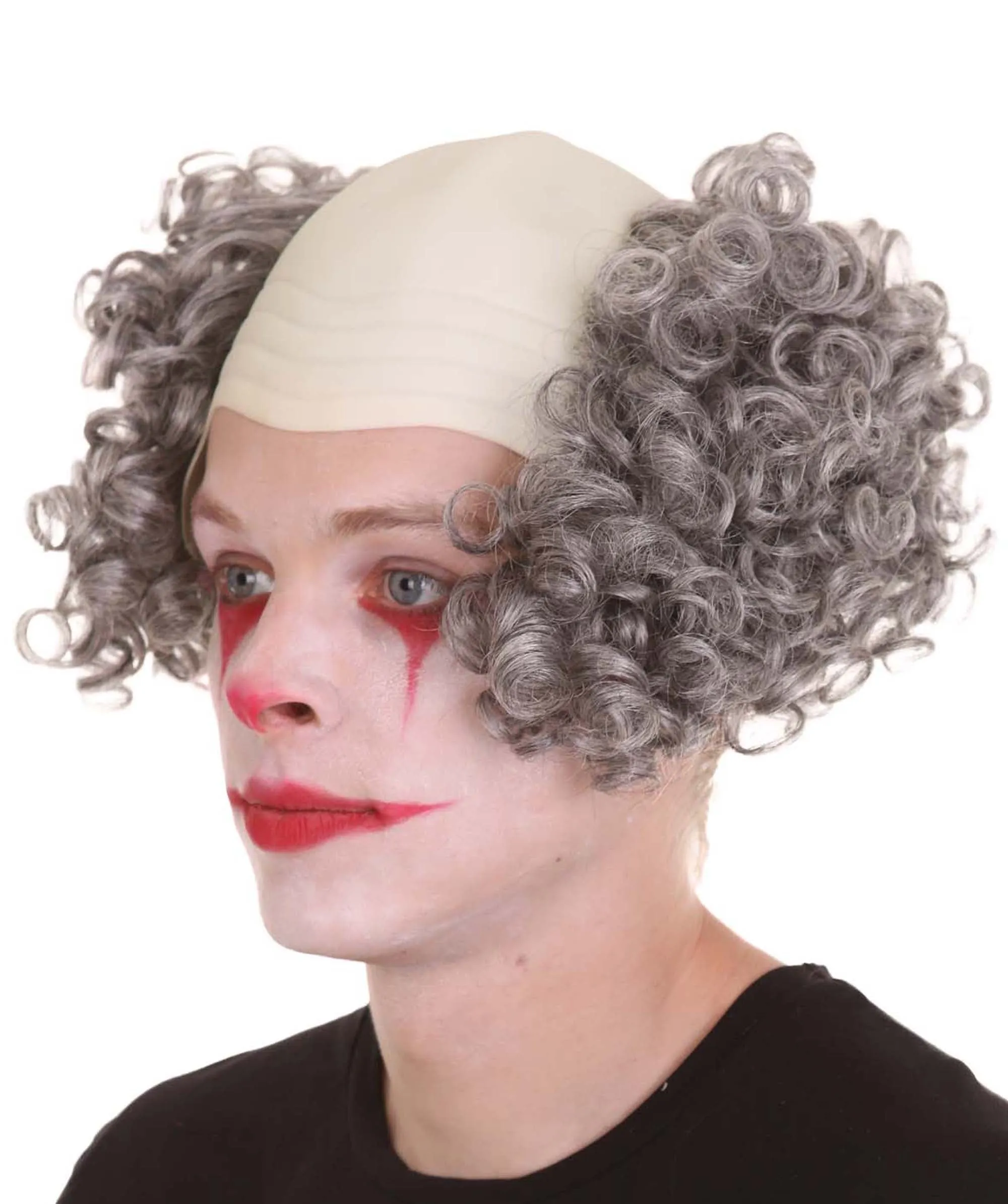 Half Bald Head Curly Men Wig Collection | Premium Breathable Capless Cap