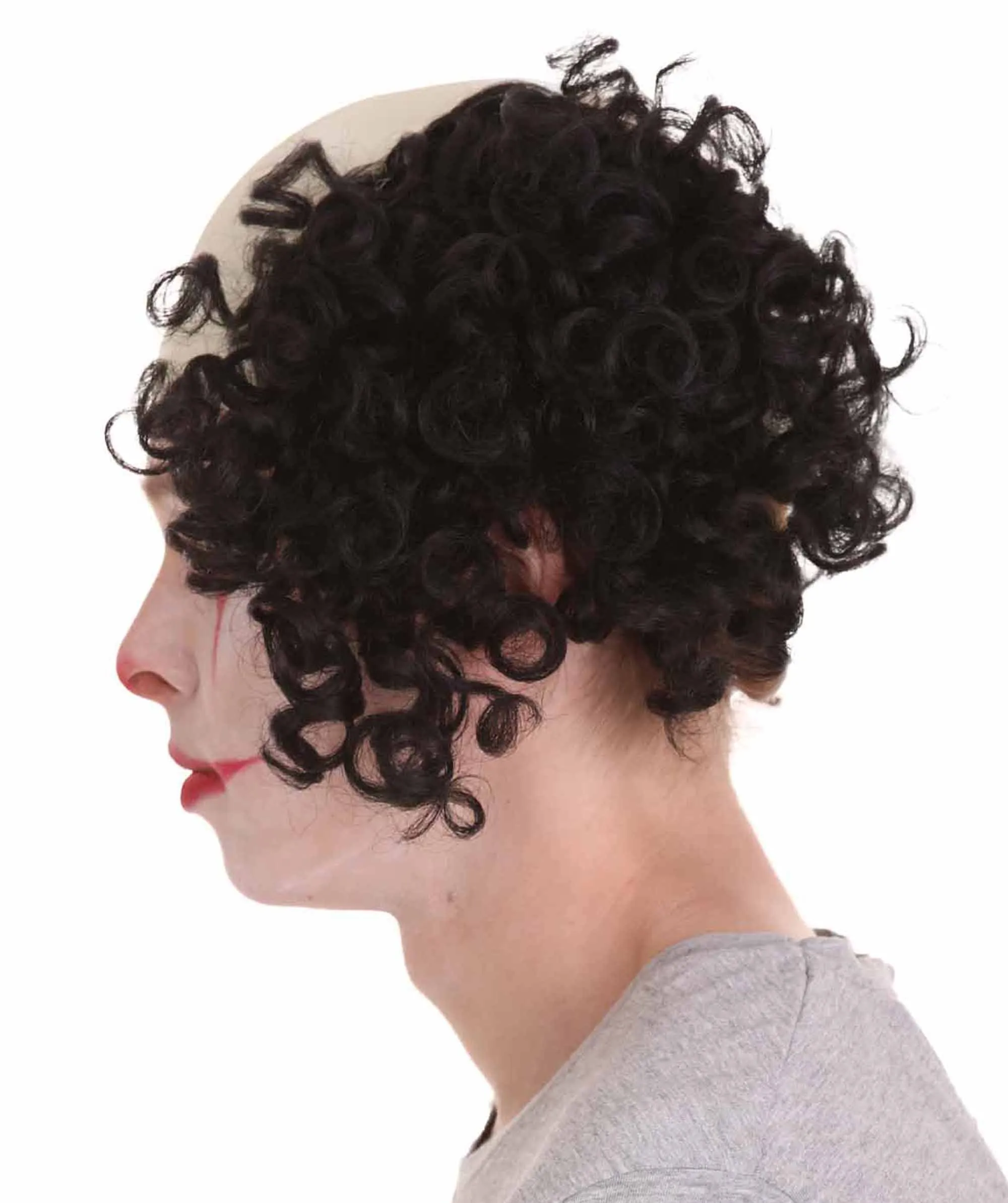 Half Bald Head Curly Men Wig Collection | Premium Breathable Capless Cap