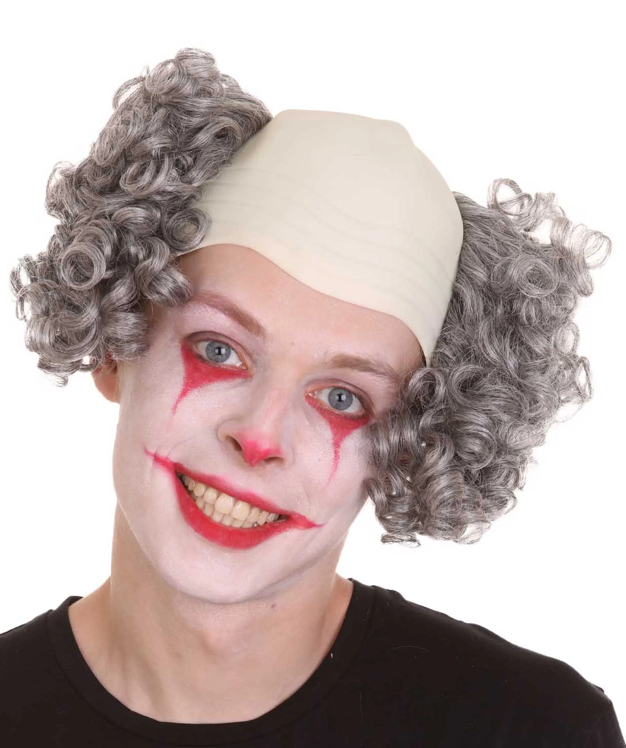 Half Bald Head Curly Men Wig Collection | Premium Breathable Capless Cap