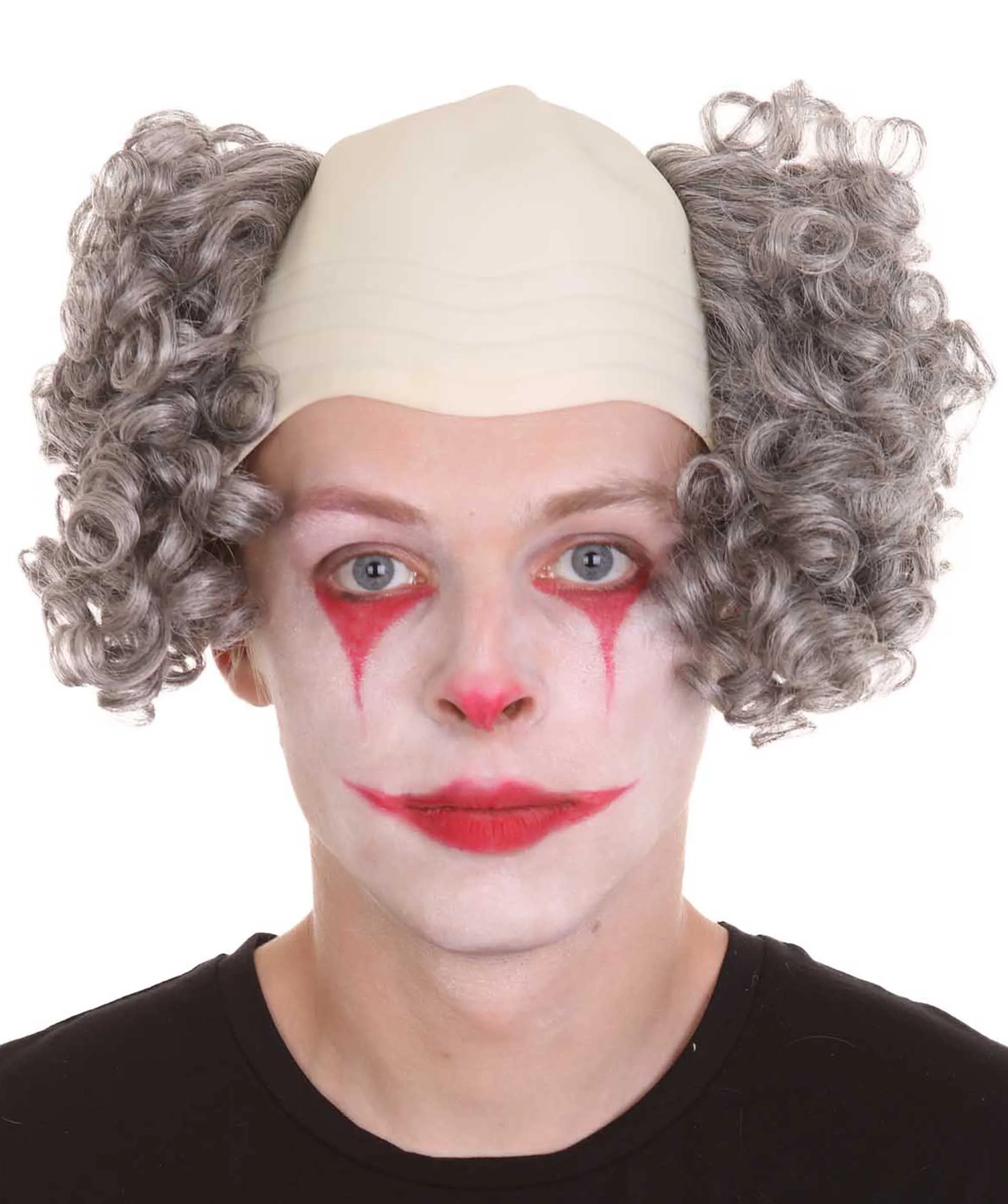 Half Bald Head Curly Men Wig Collection | Premium Breathable Capless Cap