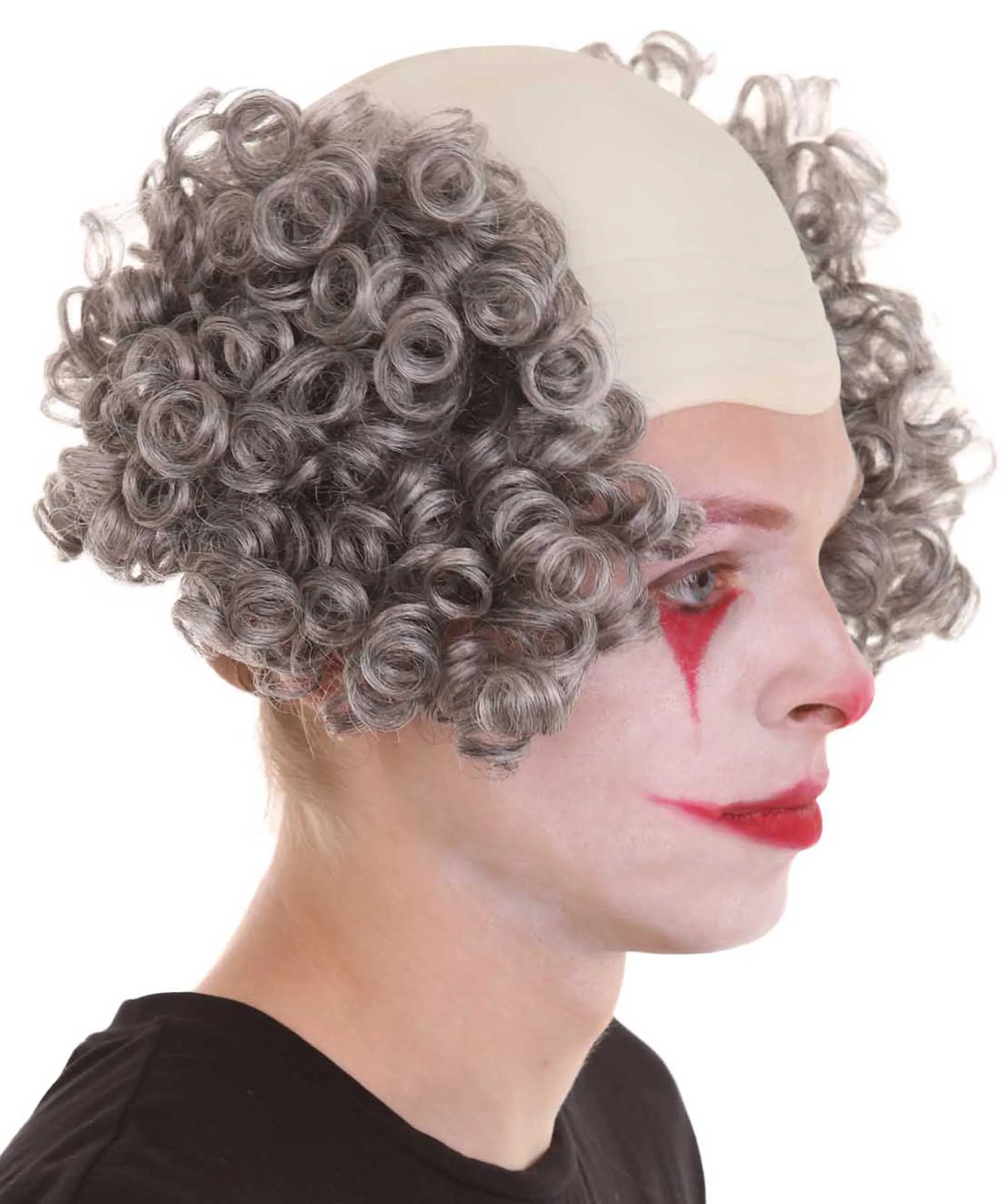 Half Bald Head Curly Men Wig Collection | Premium Breathable Capless Cap