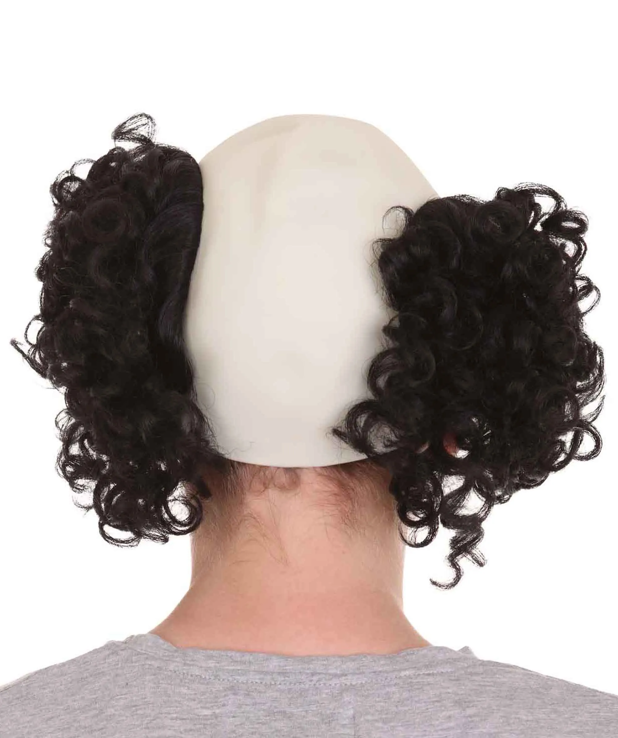 Half Bald Head Curly Men Wig Collection | Premium Breathable Capless Cap