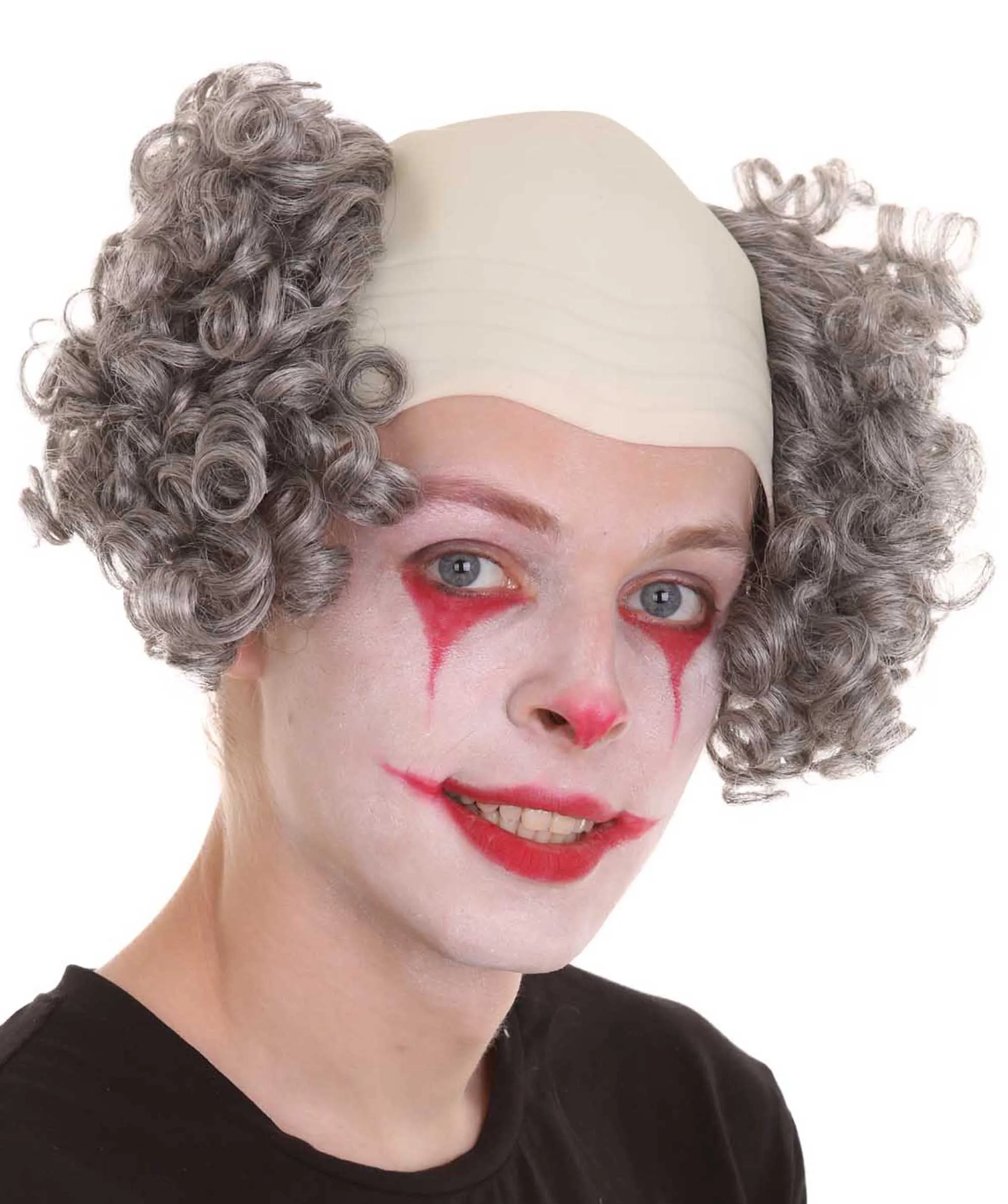 Half Bald Head Curly Men Wig Collection | Premium Breathable Capless Cap