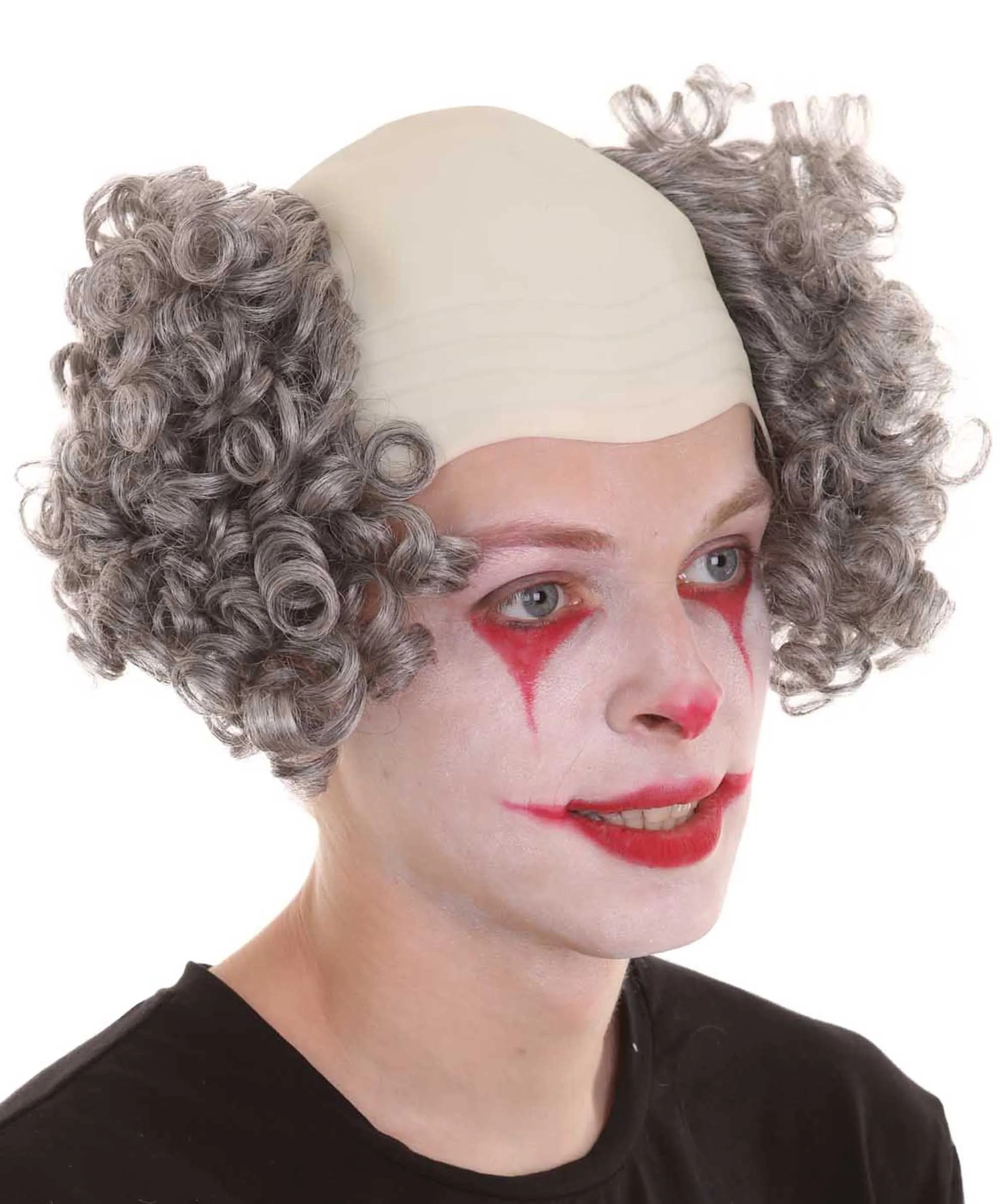 Half Bald Head Curly Men Wig Collection | Premium Breathable Capless Cap