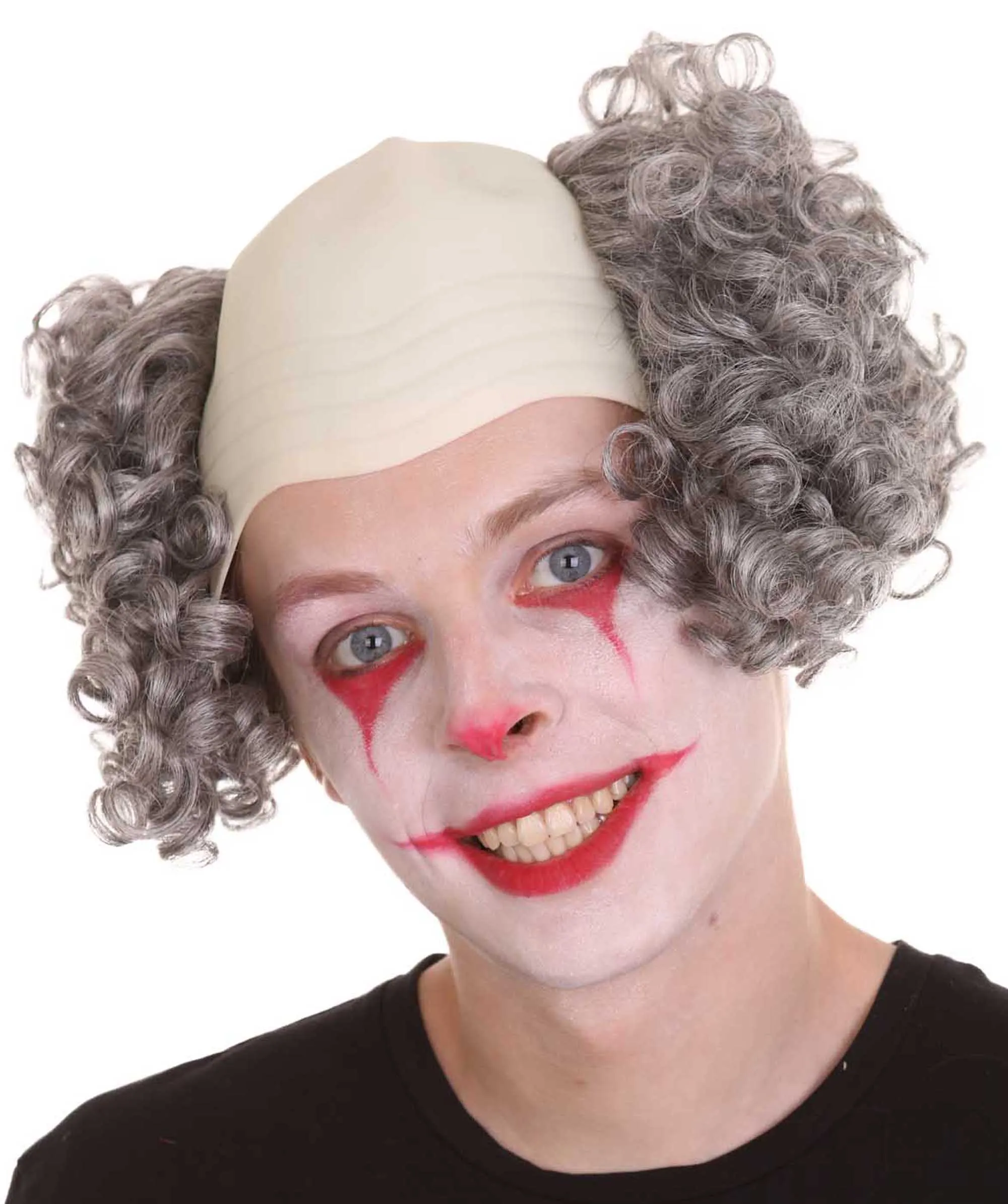 Half Bald Head Curly Men Wig Collection | Premium Breathable Capless Cap