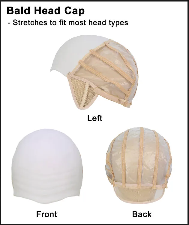 Half Bald Head Curly Men Wig Collection | Premium Breathable Capless Cap