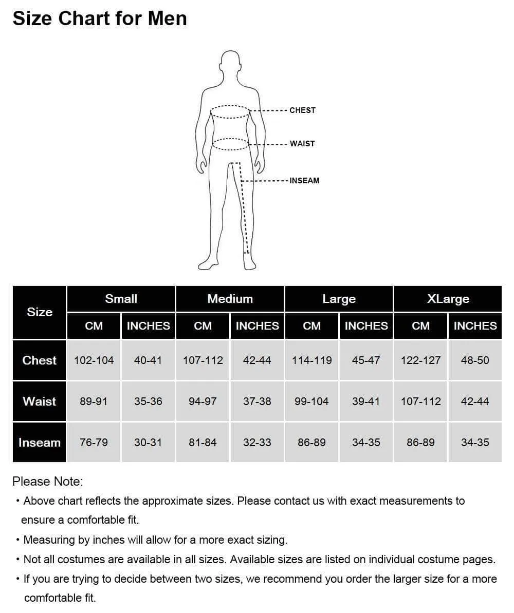 HPO Adult Men’s Beef Jerky Yeti Costume Bundle , Multiple Size Options