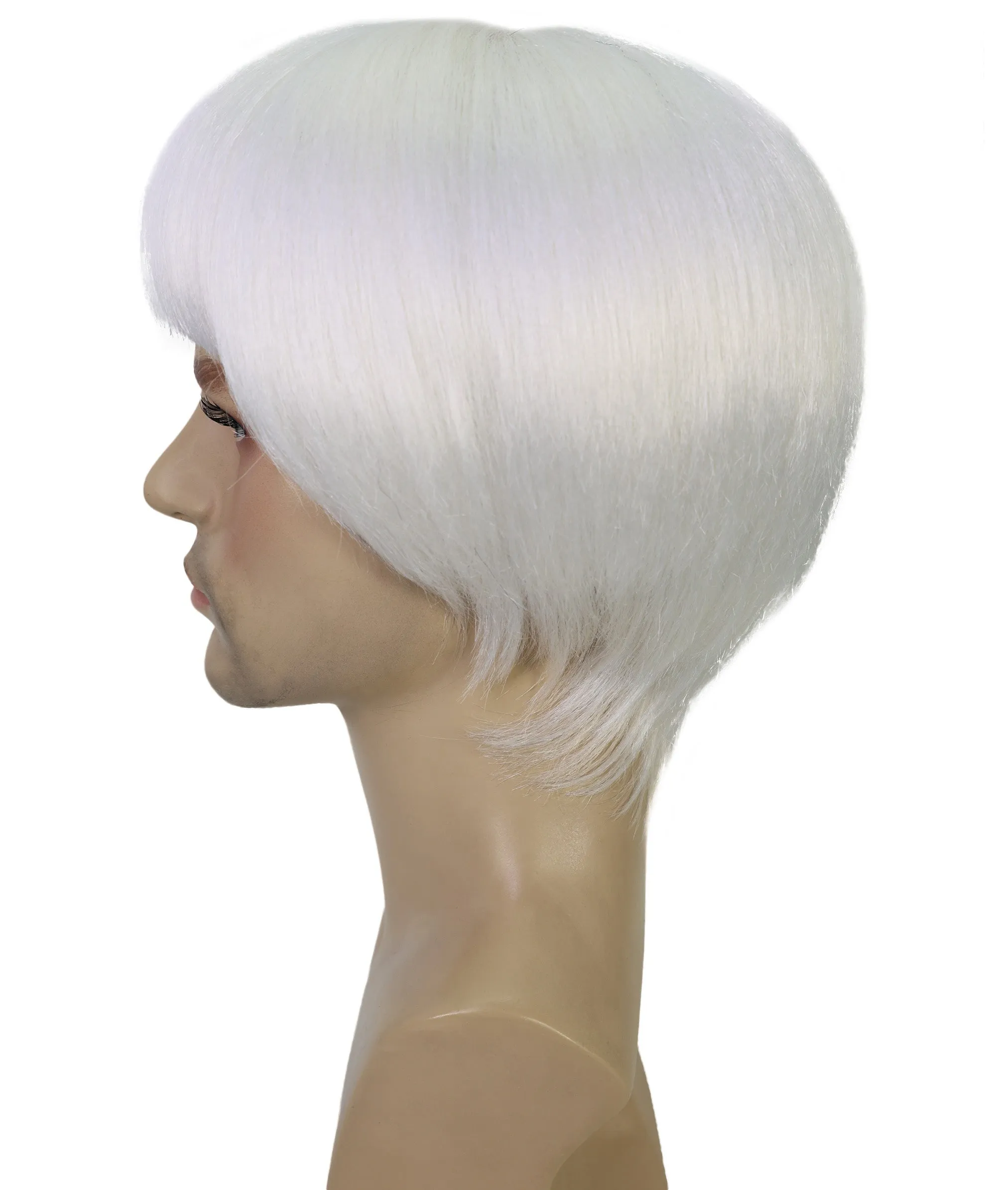 HPO Adult Men's Movie Short Multiple Wigs I Premium Breathable Capless Cap I Flame-retardant Synthetic Fiber