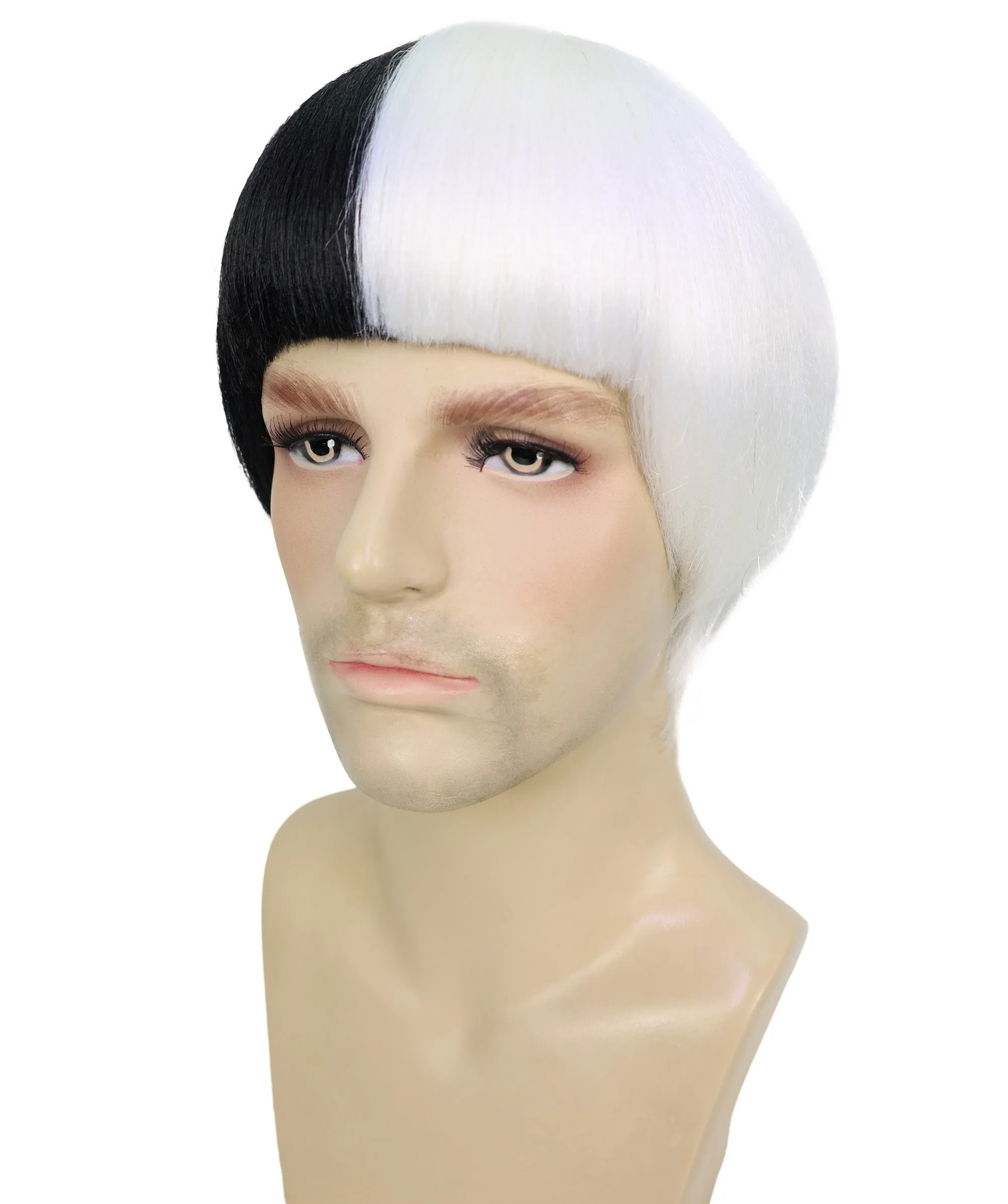 HPO Adult Men's Movie Short Multiple Wigs I Premium Breathable Capless Cap I Flame-retardant Synthetic Fiber