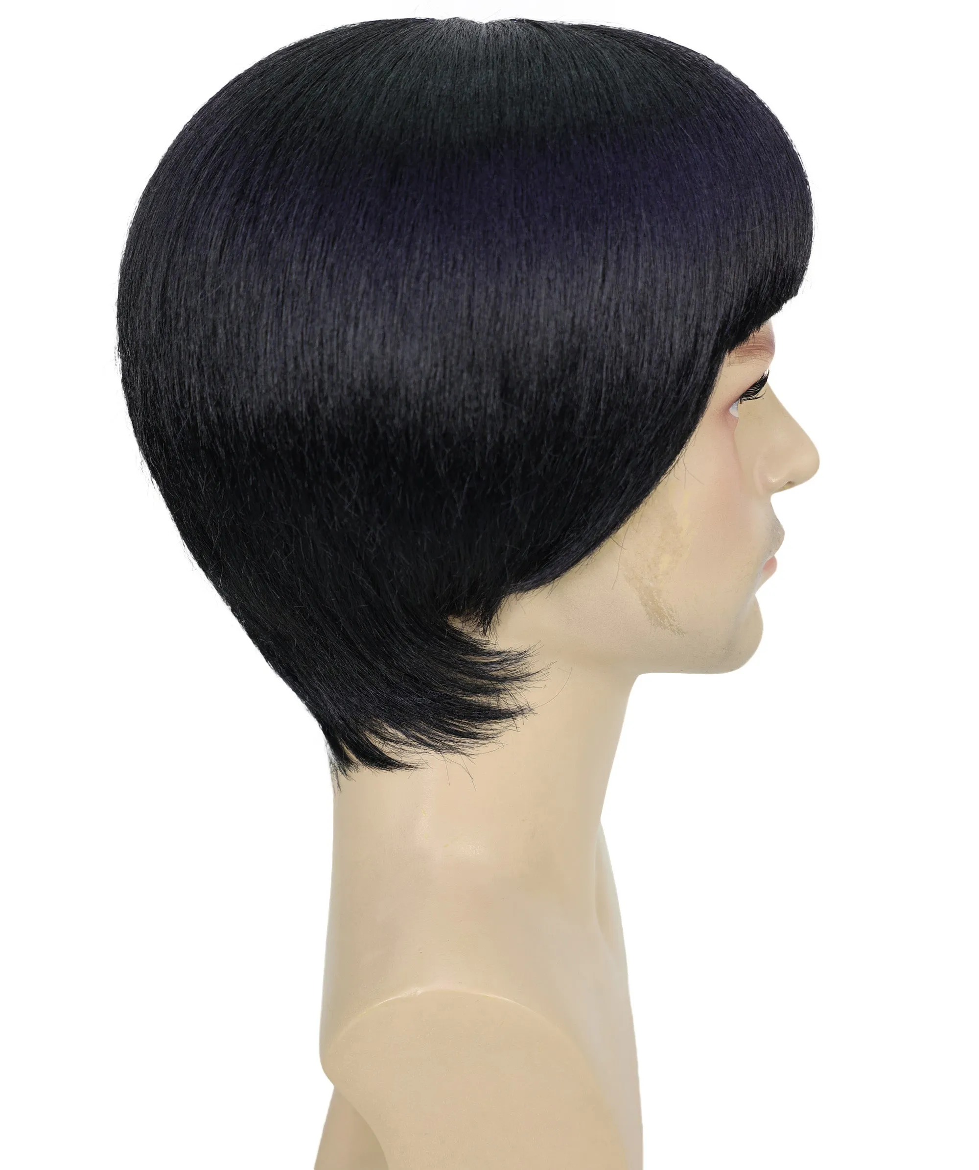 HPO Adult Men's Movie Short Multiple Wigs I Premium Breathable Capless Cap I Flame-retardant Synthetic Fiber