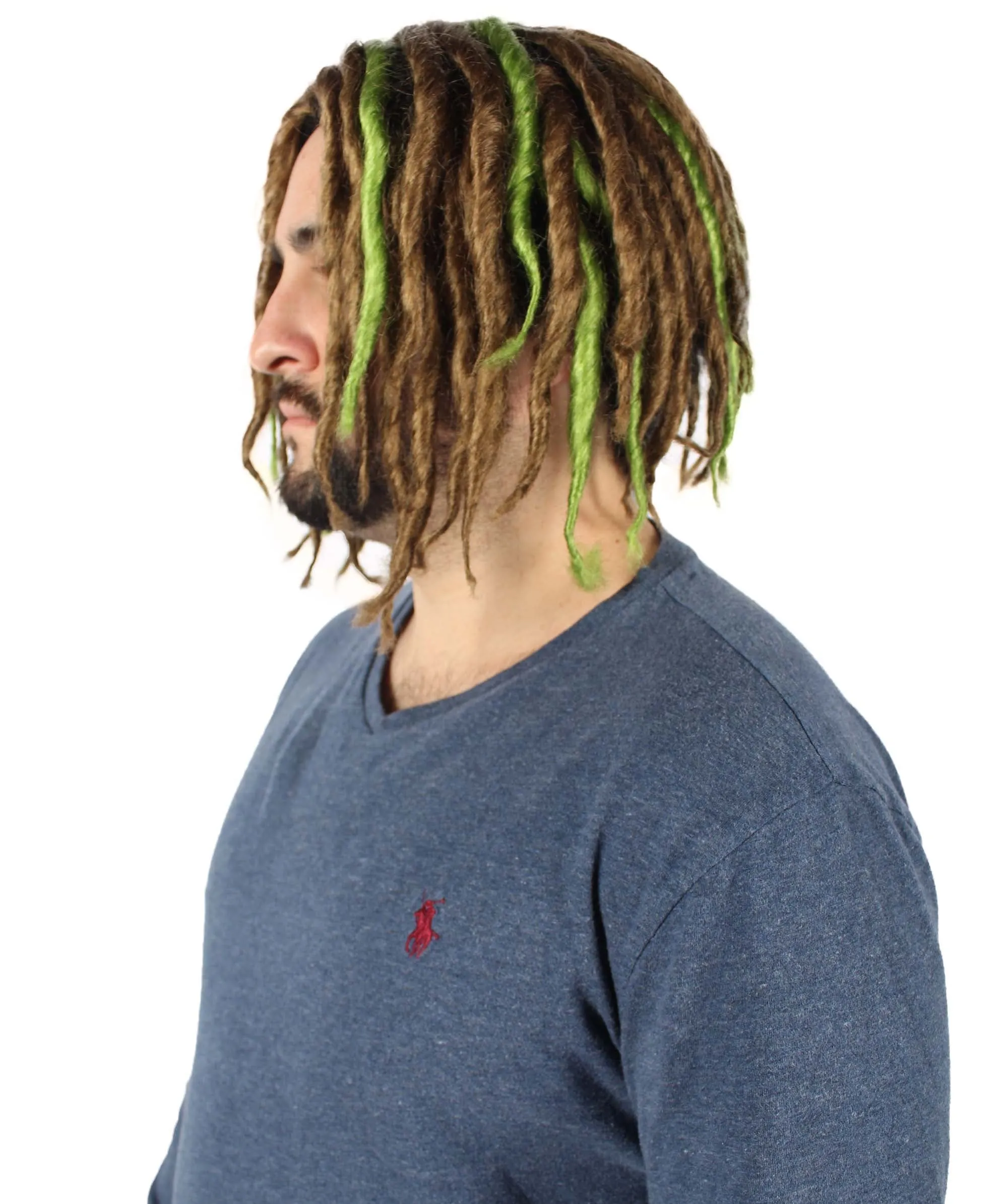 HPO Adult Men's Multiple Pump Hefner Rapper Dreadlock Wig