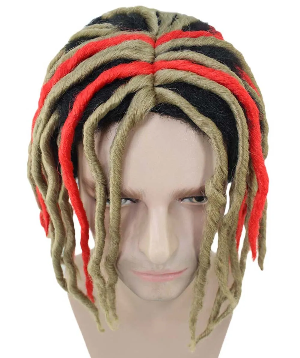 HPO Adult Men's Multiple Pump Hefner Rapper Dreadlock Wig