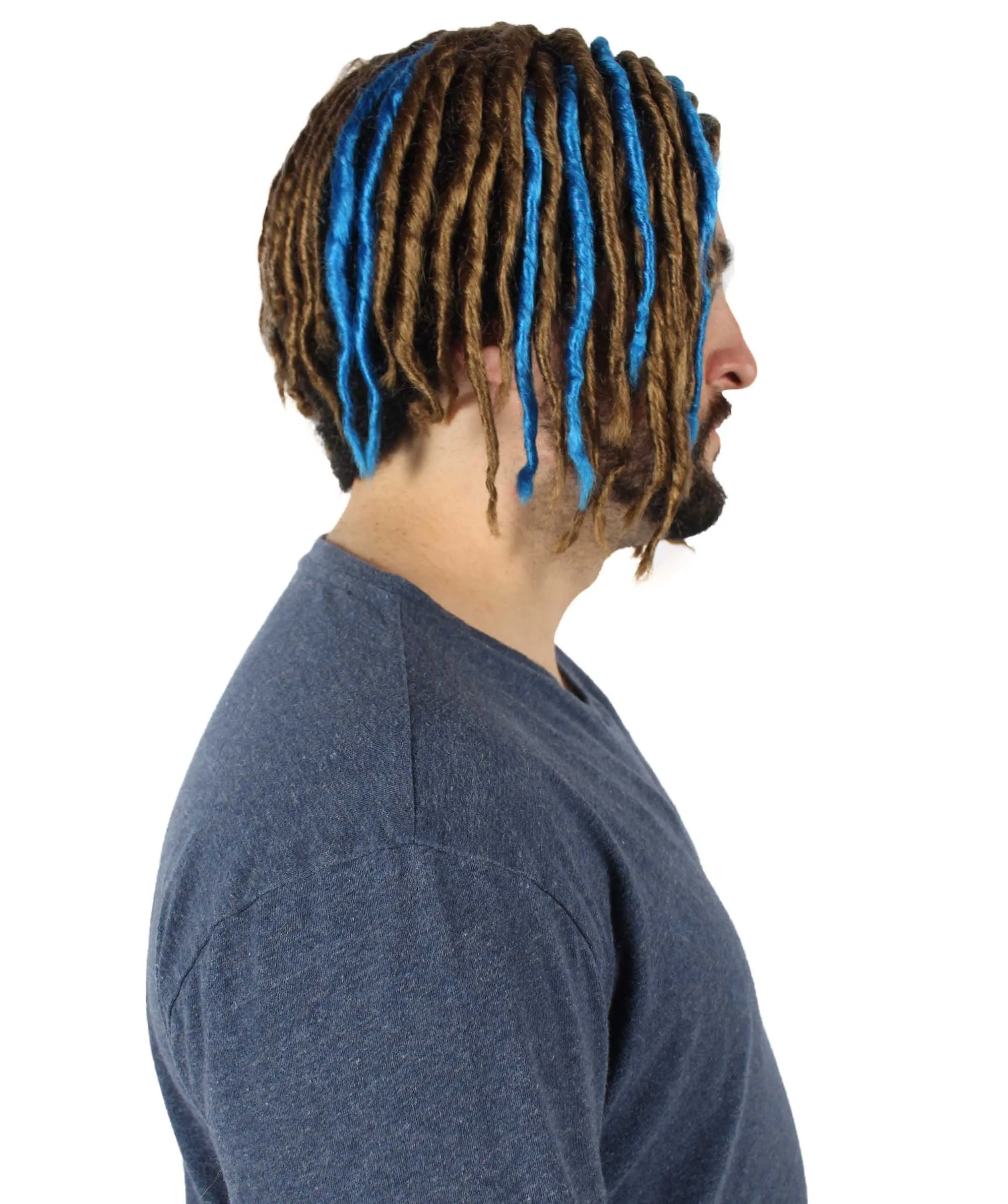 HPO Adult Men's Multiple Pump Hefner Rapper Dreadlock Wig