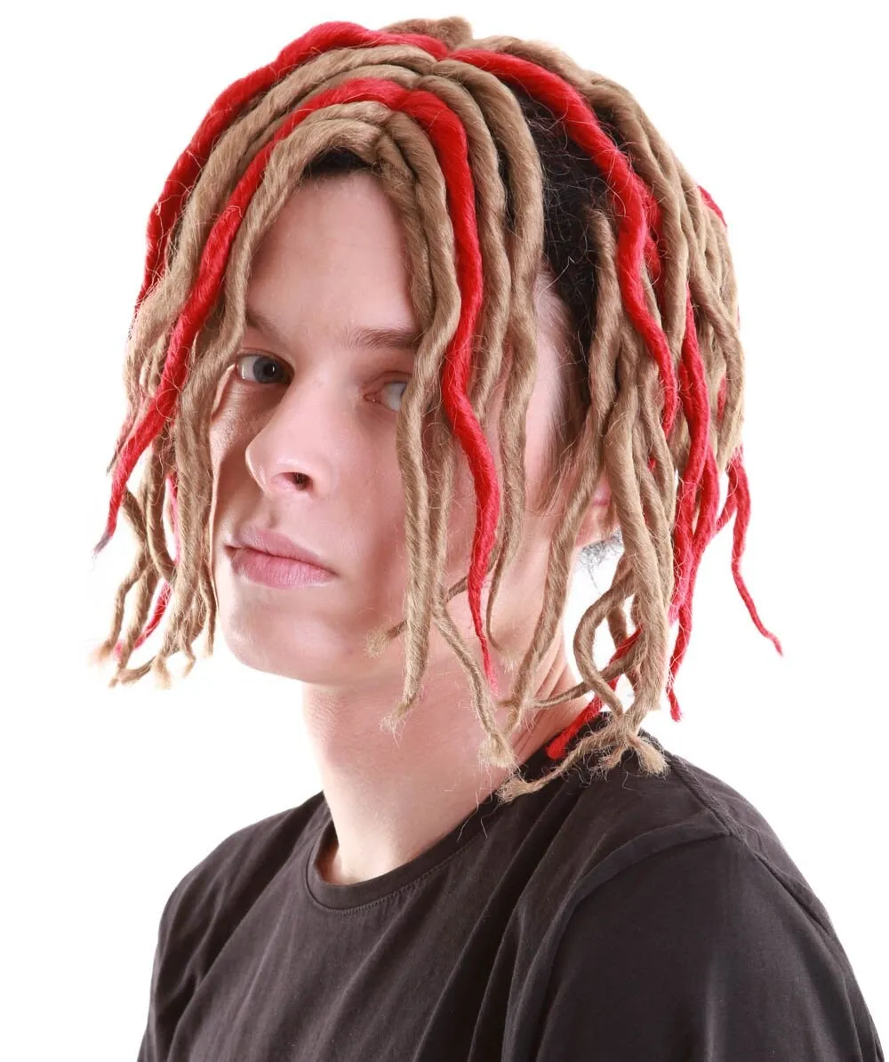 HPO Adult Men's Multiple Pump Hefner Rapper Dreadlock Wig