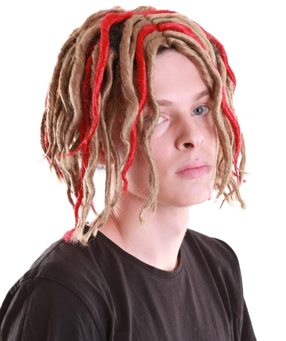 HPO Adult Men's Multiple Pump Hefner Rapper Dreadlock Wig