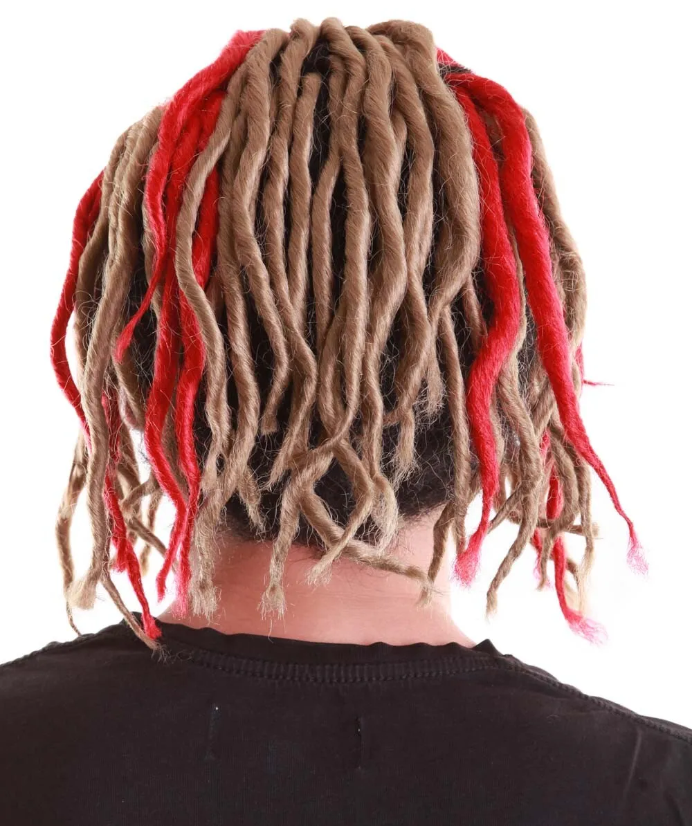 HPO Adult Men's Multiple Pump Hefner Rapper Dreadlock Wig