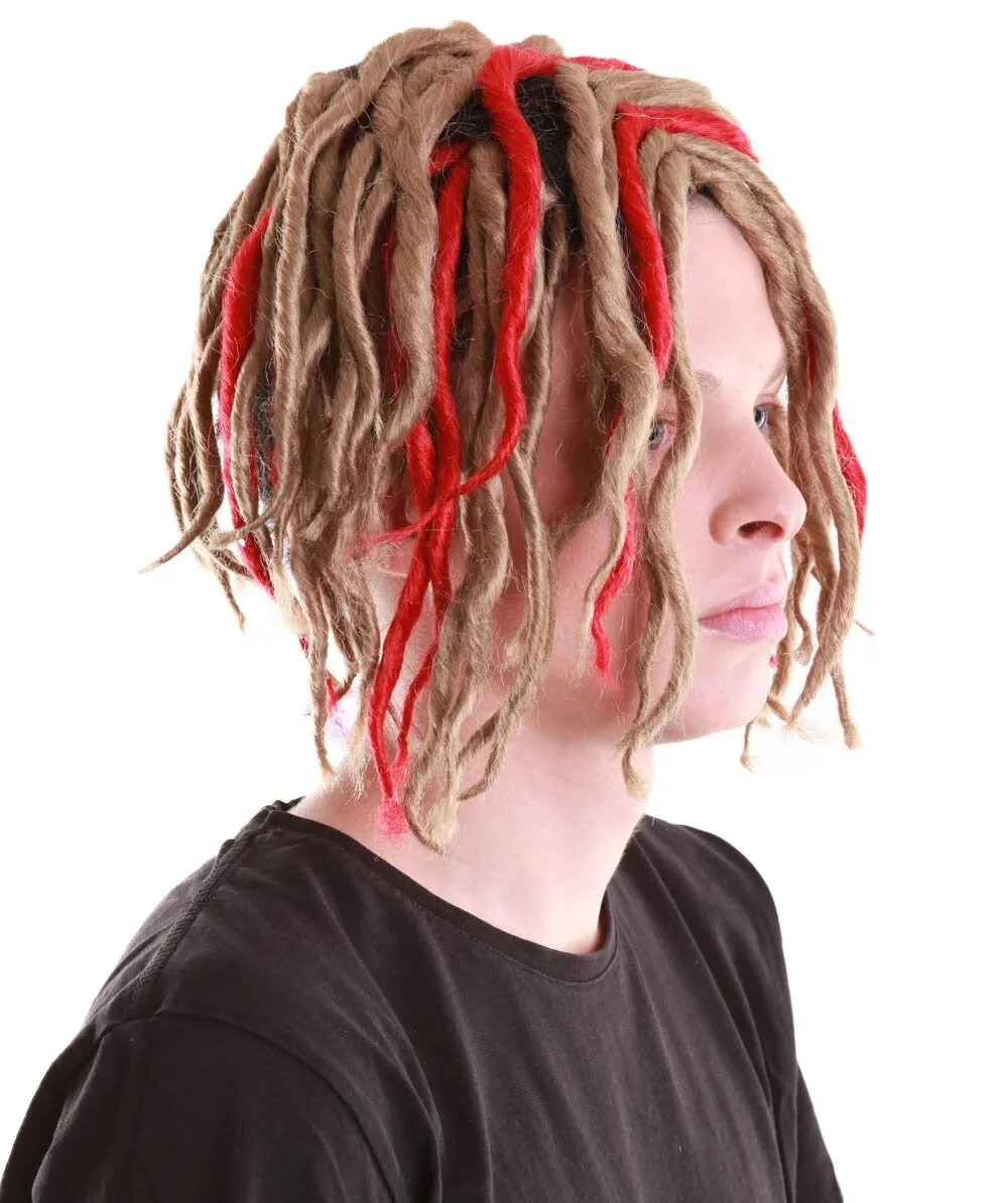 HPO Adult Men's Multiple Pump Hefner Rapper Dreadlock Wig