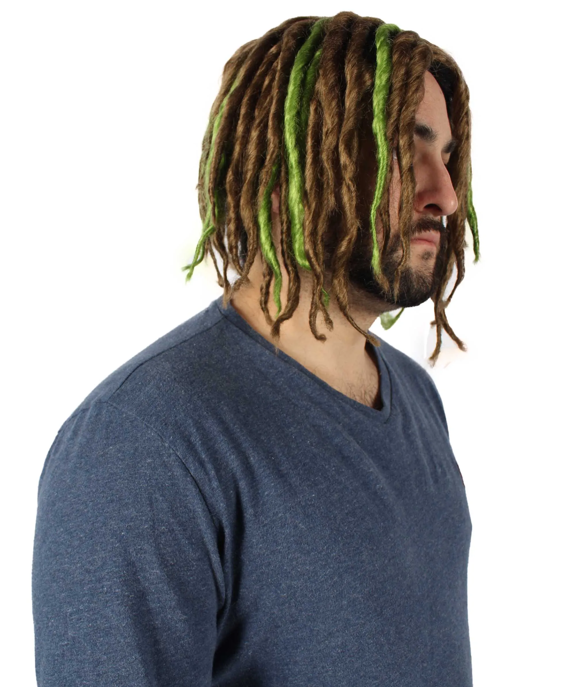 HPO Adult Men's Multiple Pump Hefner Rapper Dreadlock Wig